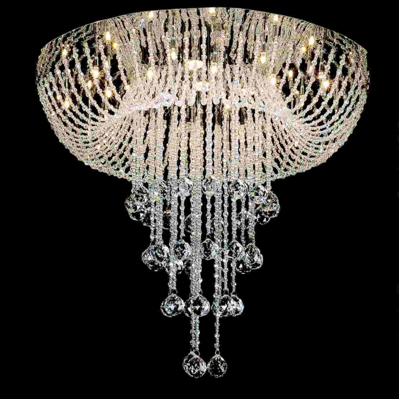Brizzo Lighting Stores 40mm Asfour Crystal Ball 30 Pbo 701 40 With Regard To Lead Crystal Chandeliers (Photo 9 of 15)