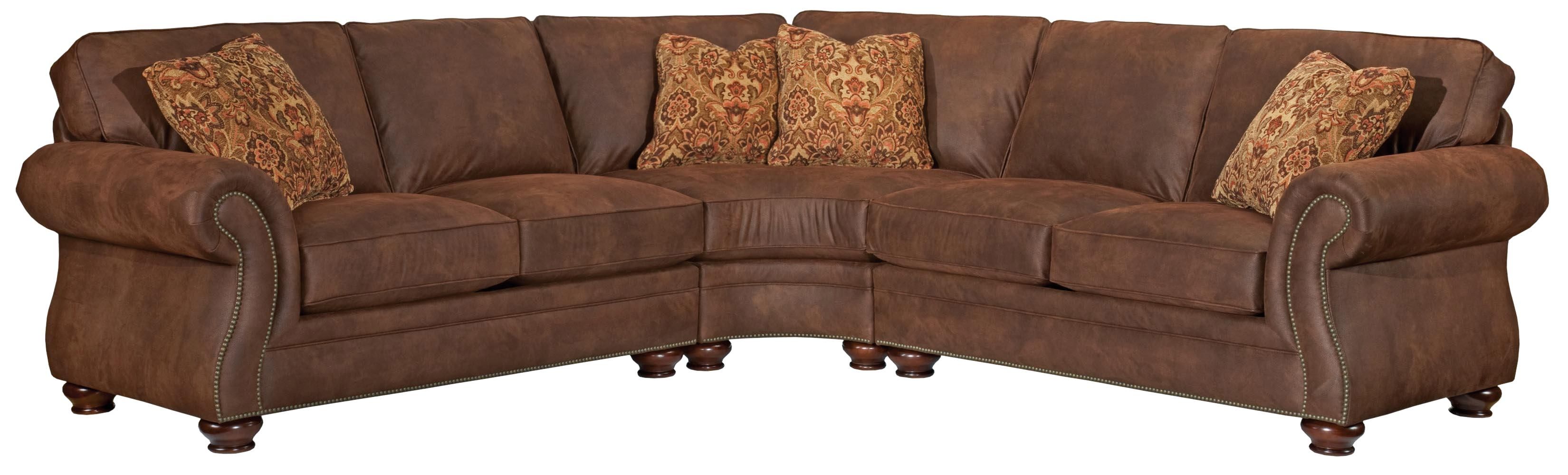 Broyhill Furniture Laramie 3 Piece Wedge Sectional Sofa Wayside Throughout Broyhill Sectional Sofas (Photo 1 of 15)