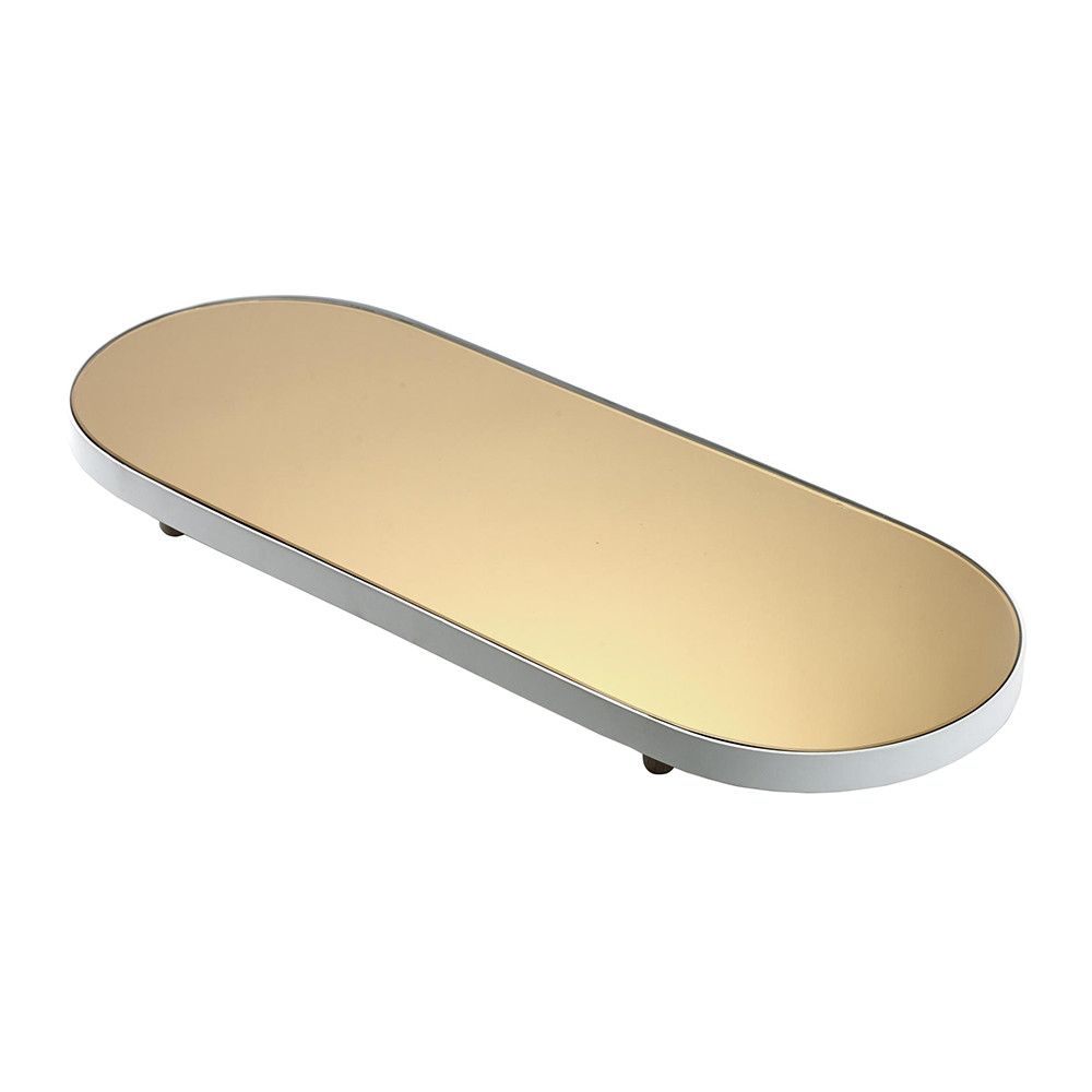 Buy Serax Studio Simple Long Oval Mirror Tray Amara Intended For Long Oval Mirror (Photo 2 of 15)