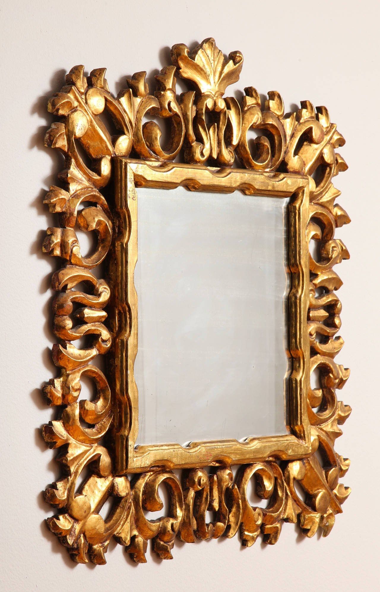 Carved And Gilded Italian Baroque Style Mirror Frame For Sale At In Baroque Mirror Frame (View 7 of 15)