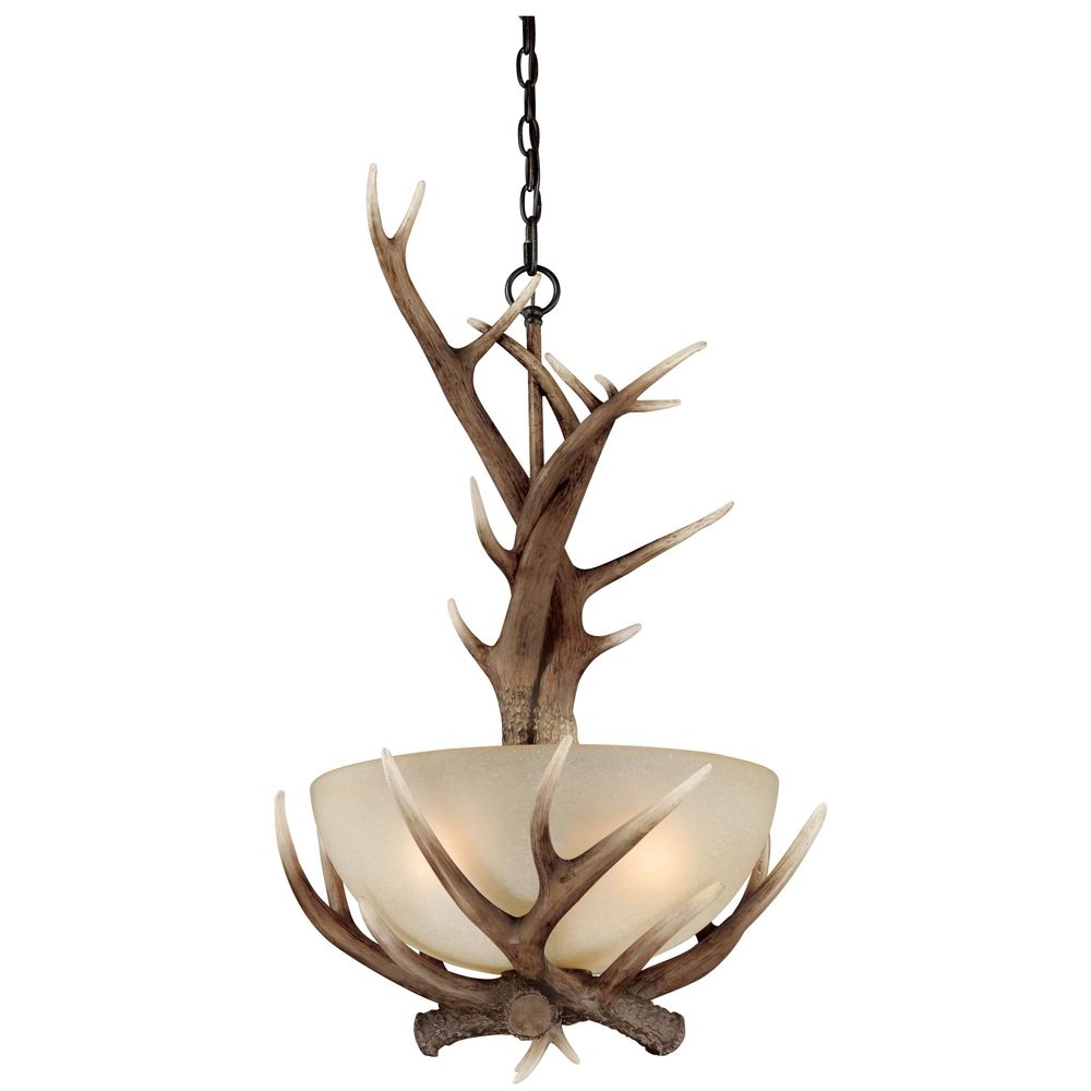 Cast Antler Inverted Chandelier Intended For Antler Chandeliers (View 3 of 15)