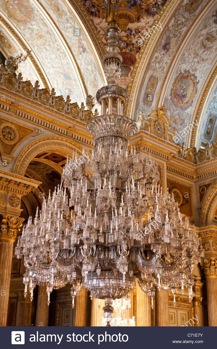 Chandelier In The Ceremonial Hall At Dolmabahce Palace The For Massive Chandelier (View 2 of 15)