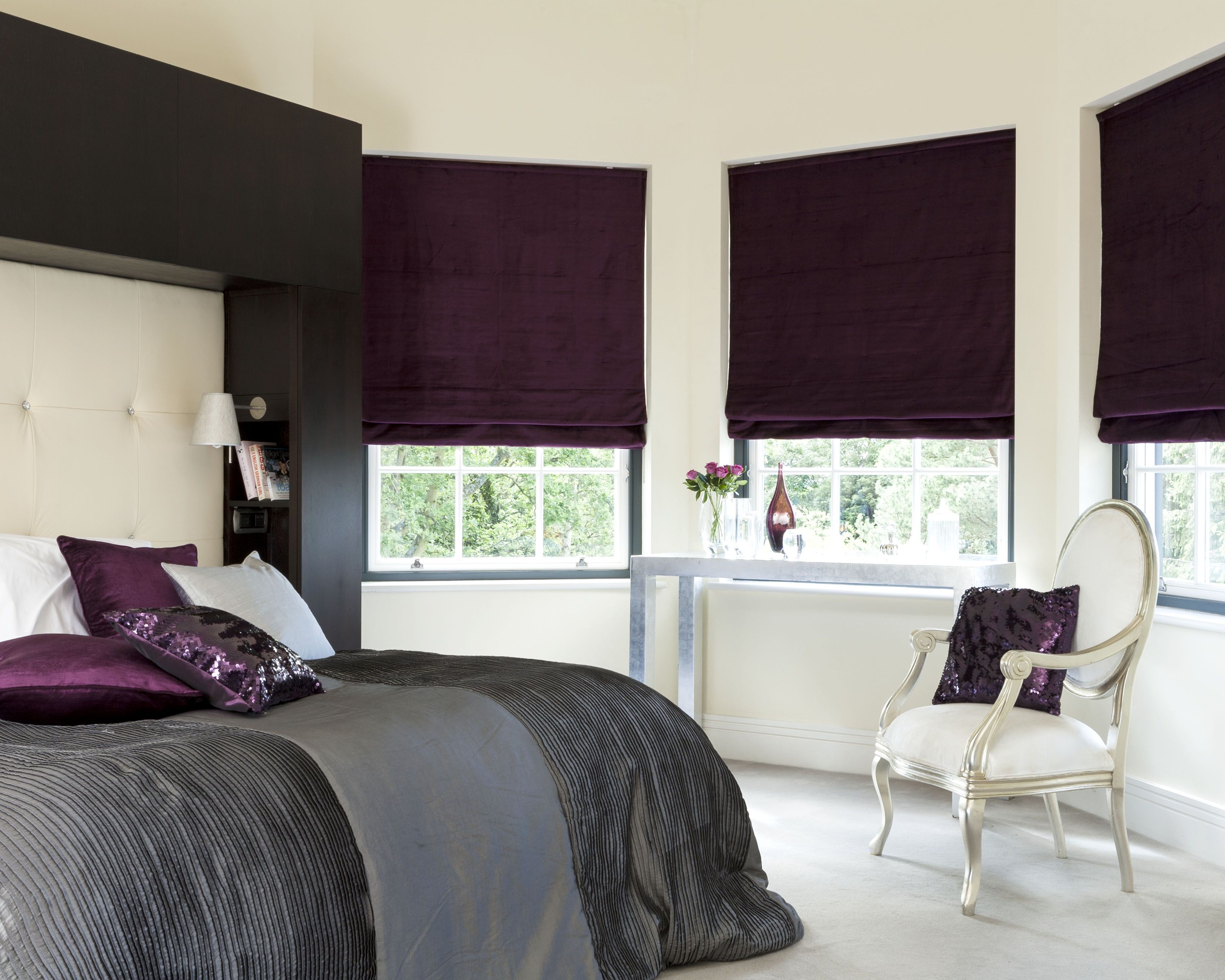 Cheapest Blinds Uk Ltd Black Roman Blinds With Regard To Black Roman Blinds (View 4 of 15)