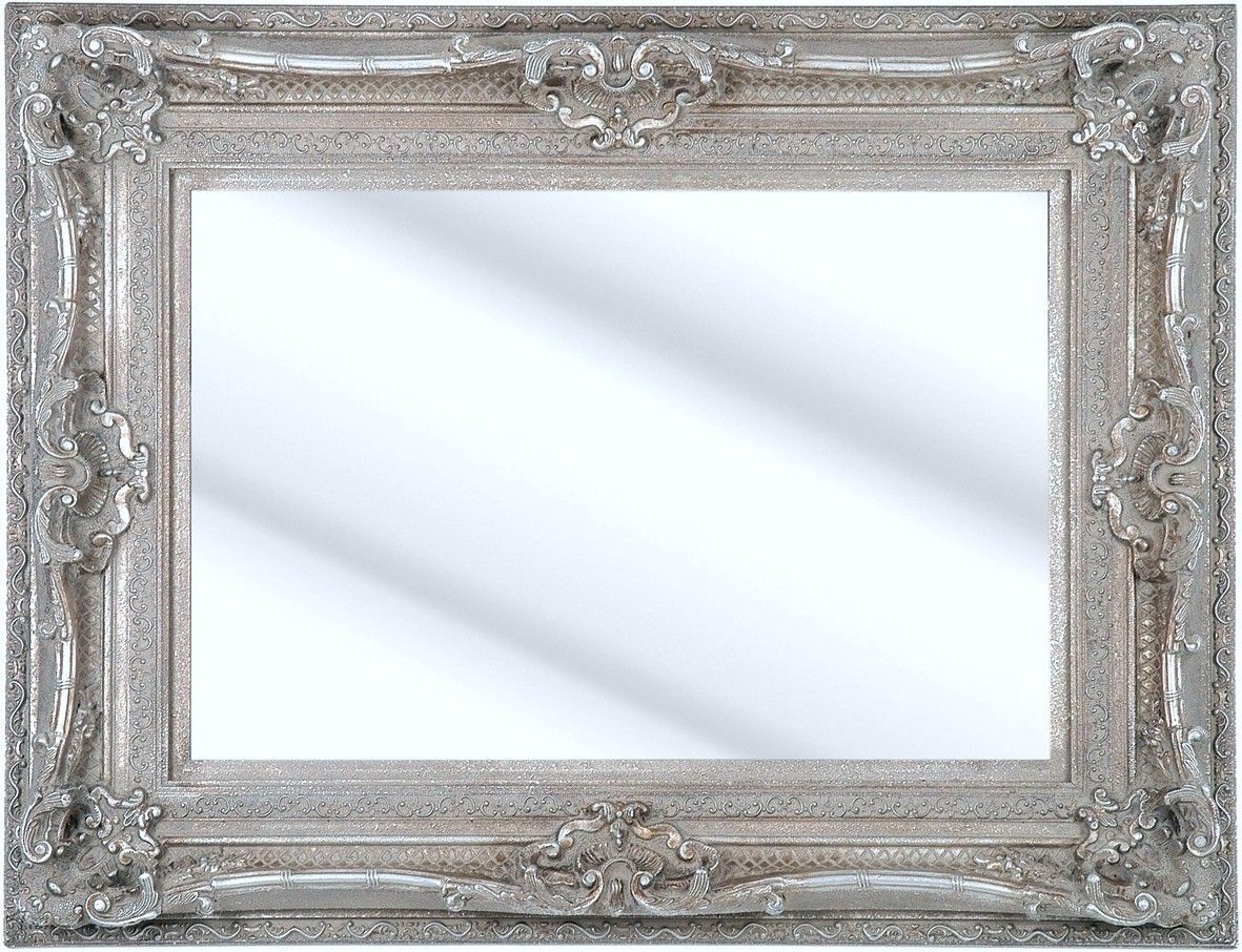 Como Silver Framed Ornate Bevelled Mirror 6 Sizes Click Image To Throughout Ornate Silver Mirror (Photo 7 of 15)
