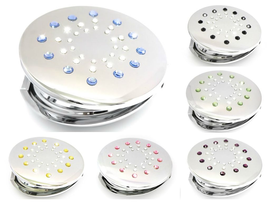 Compact Mirrors With Swarovski Elements From Mont Bleu Within Swarovski Mirrors (View 12 of 15)