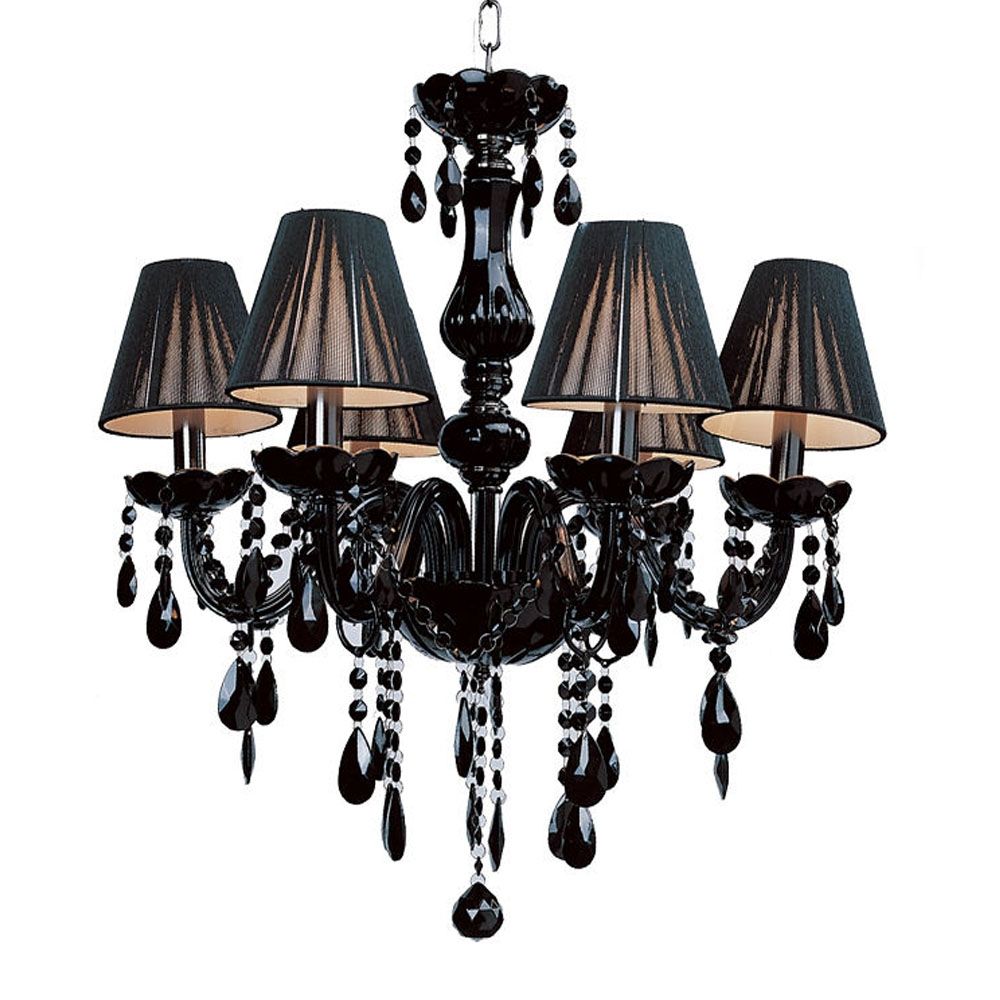 Compare Prices On Black Crystal Chandeliers Online Shoppingbuy For Vintage Black Chandelier (Photo 10 of 15)