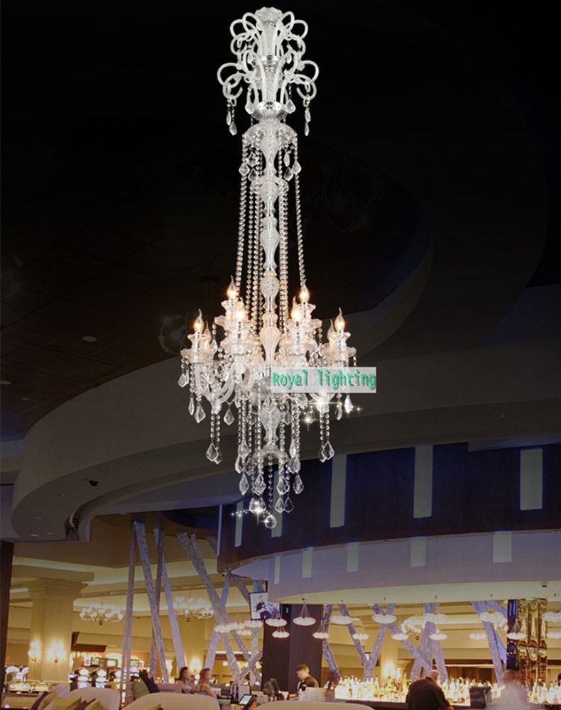 Compare Prices On Long Crystal Chandelier Online Shoppingbuy Low In Long Chandelier Lights (View 12 of 15)