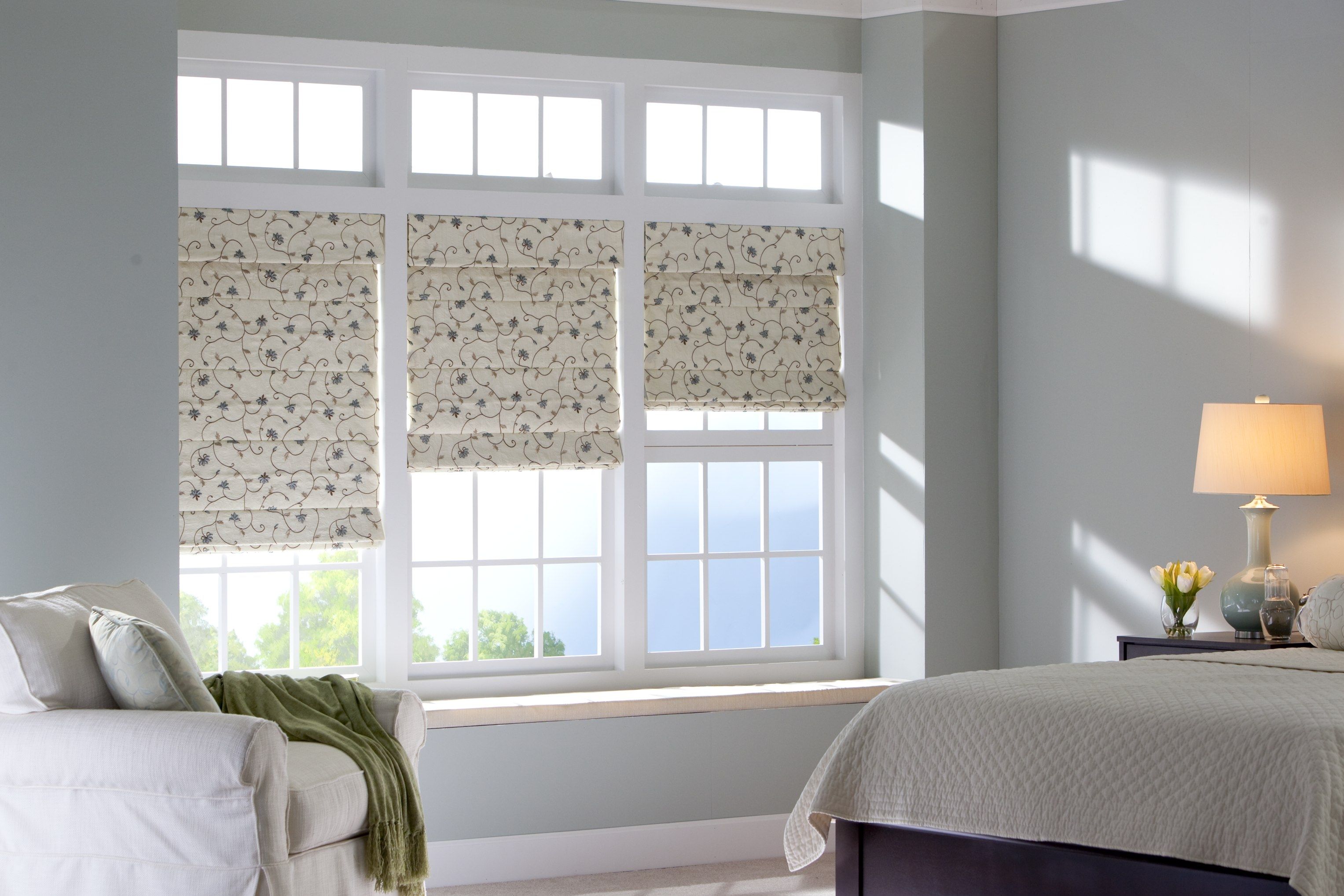 Concept Blinds Design Custom Fabric Roman Shade Pertaining To Roman Fabric Blinds (View 2 of 15)