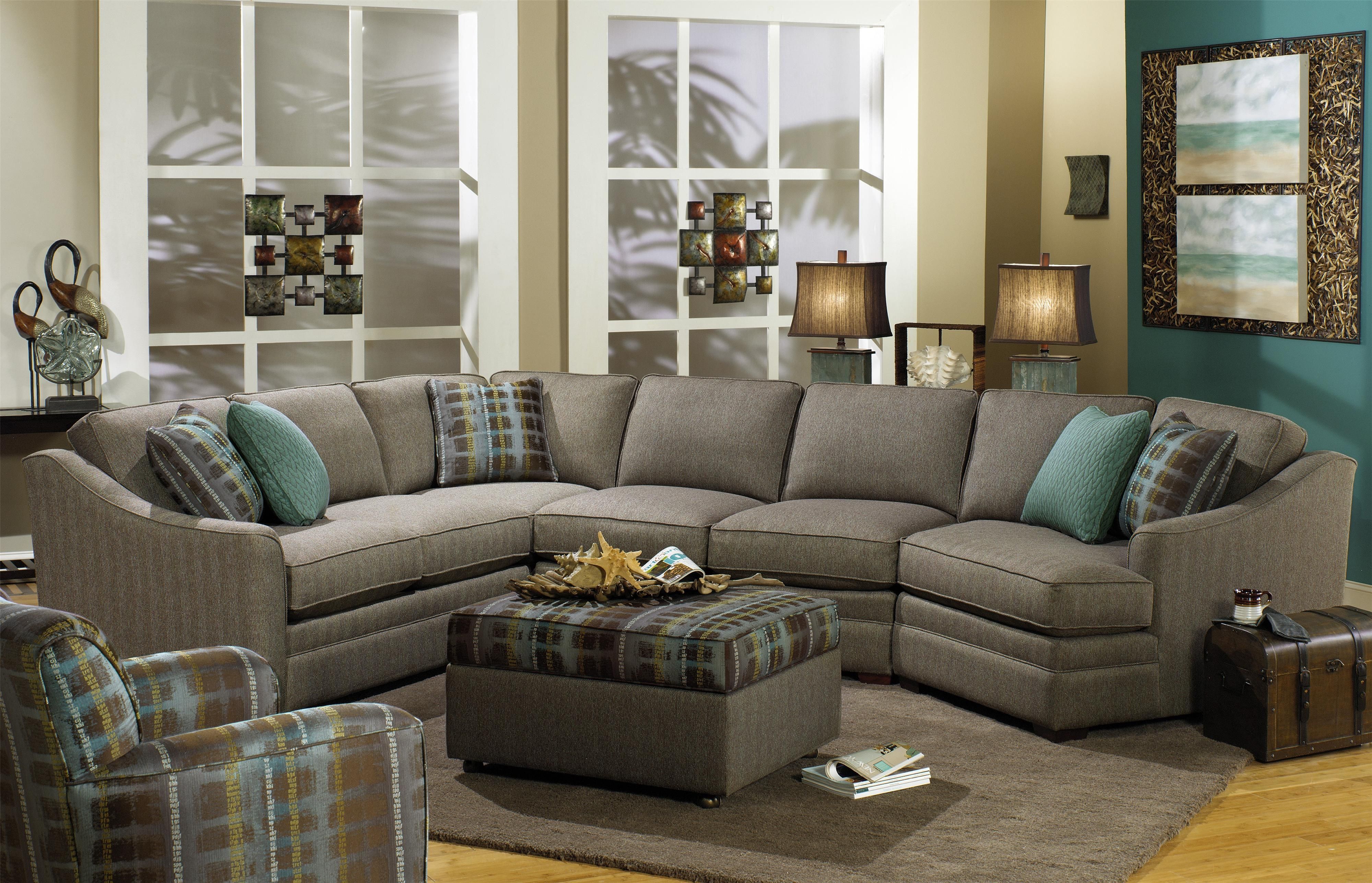 Craftmaster F9 Custom Collection Customizable 3 Piece Sectional For Craftsman Sectional Sofa (View 3 of 15)