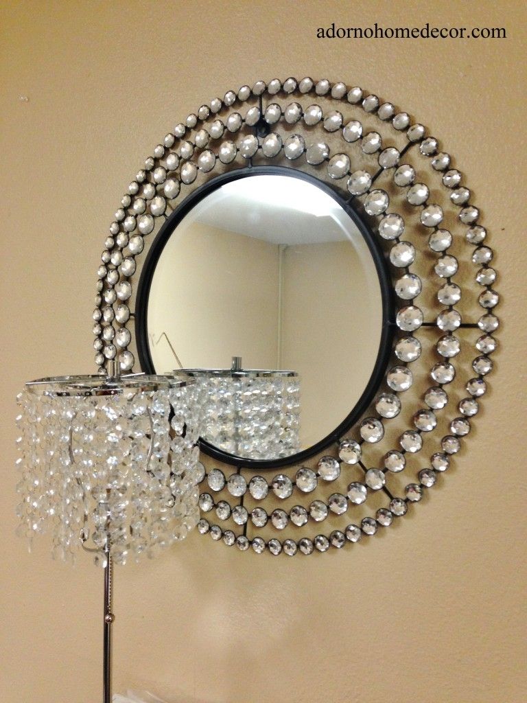 Crystal Wall Decor Inarace For Wall Mirror With Crystals (View 2 of 15)