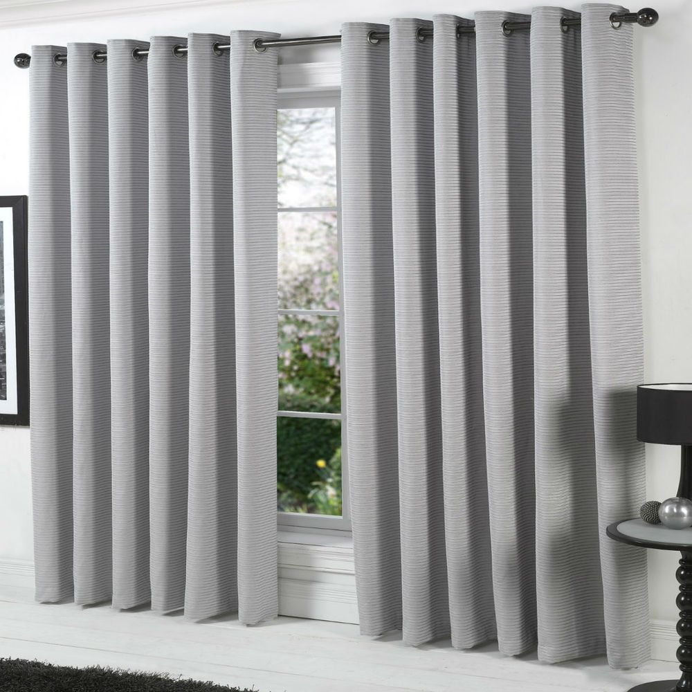 Curtain Grey Curtain Panels For Minimalist Decoration Ideas Grey Within White Thick Curtains (View 10 of 15)