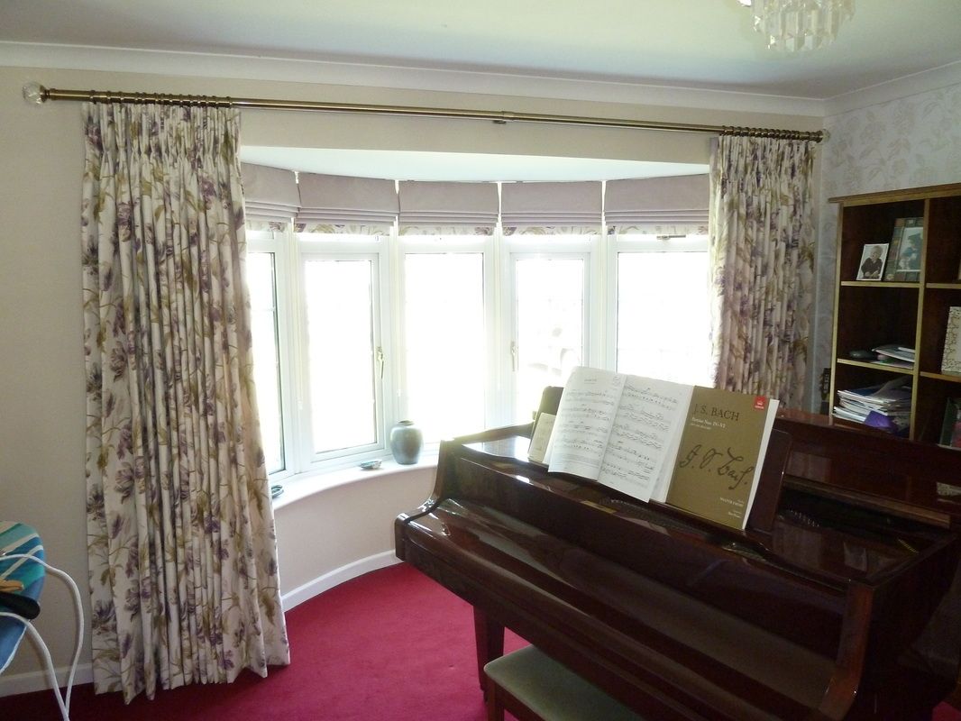 Curtain Roman Blind Gallery Moreton Soft Furnishings Inside Matching Curtains And Roman Blinds (Photo 13 of 15)