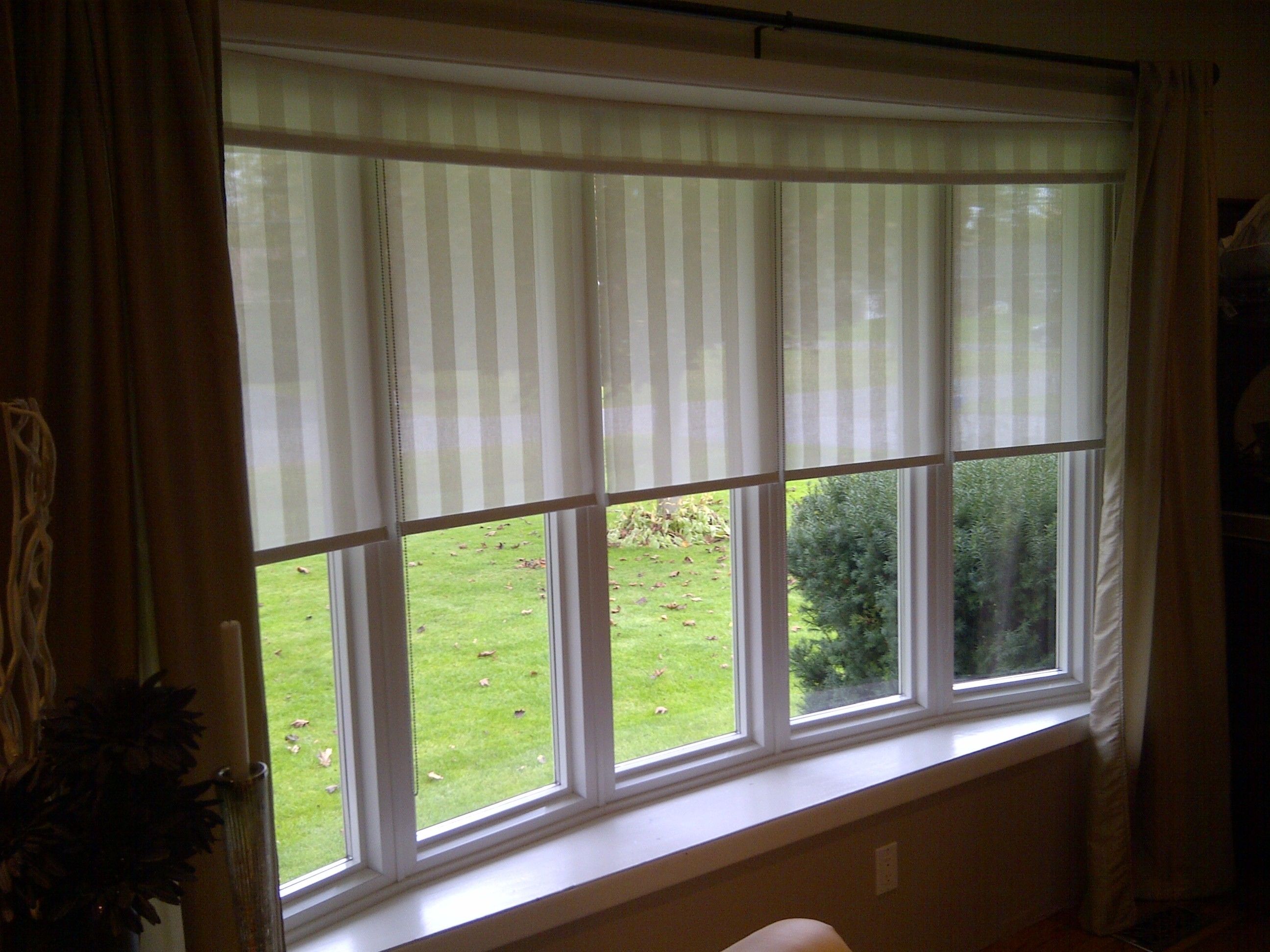 Curtains For Blinds For Bay Windows Afrozep Inside Fitted Curtains And Blinds (View 9 of 15)