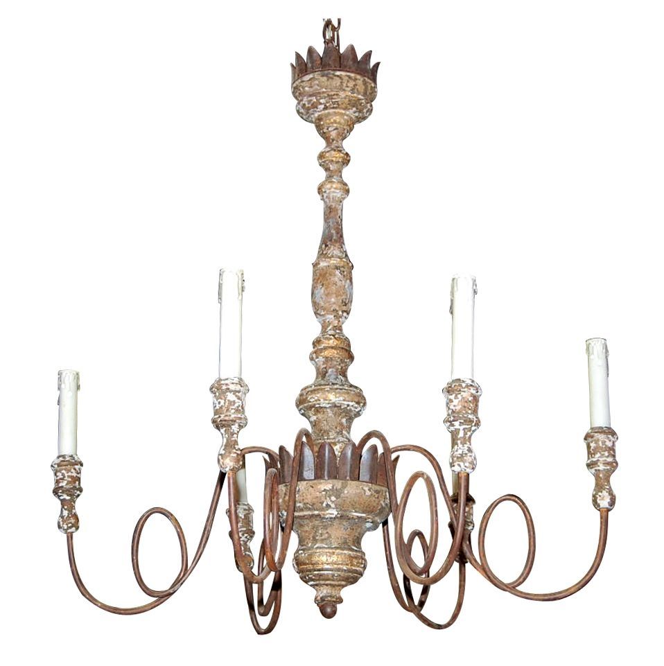 Decorating Ideas Simple And Neat Image Of Round Claw Dark Brown With Metal Chandeliers (View 12 of 15)