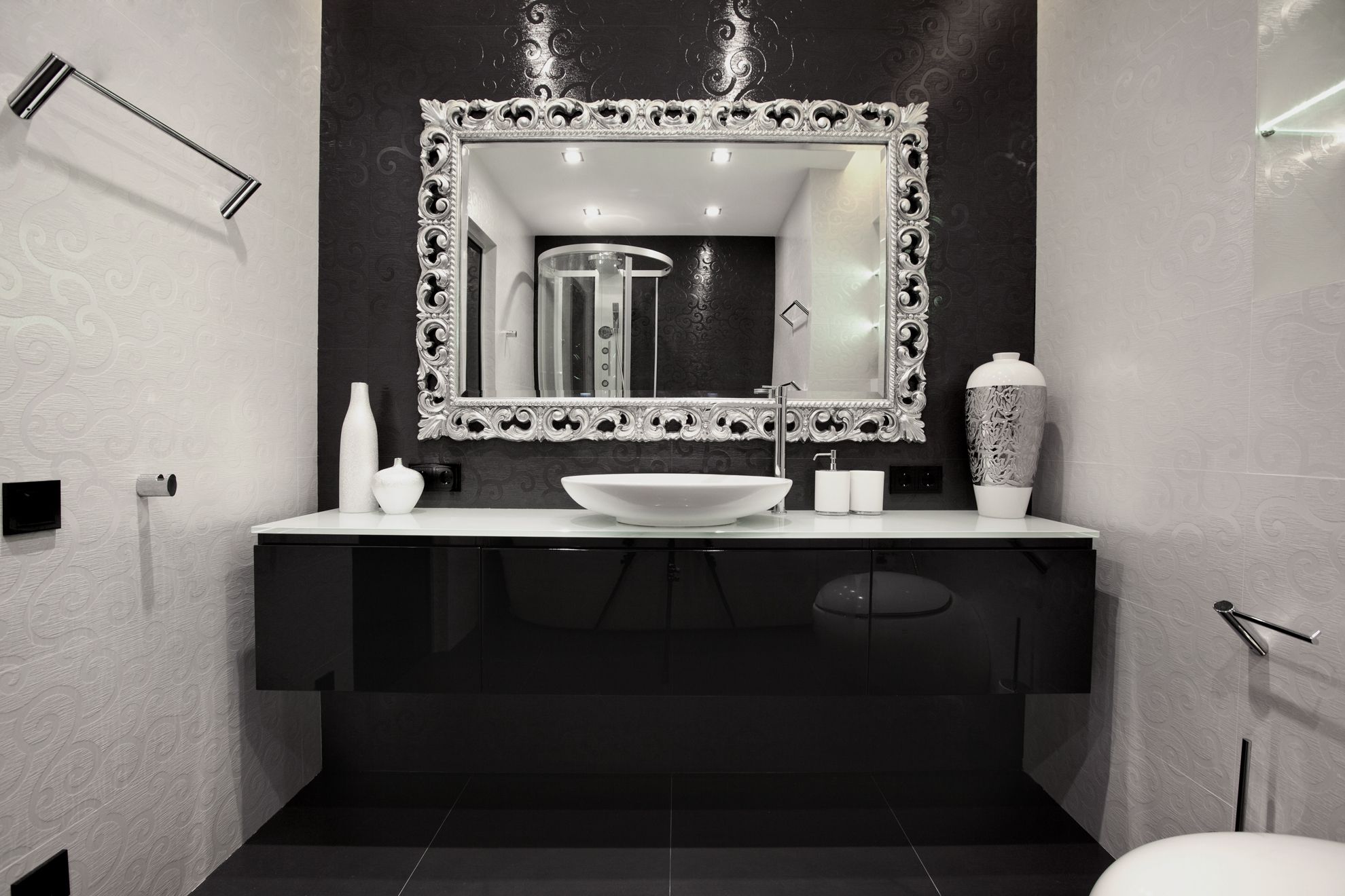 Decorative Bathroom Mirrors Decorative Bathroom Mirrors Sale Inside Very Large Round Mirror (Photo 15 of 15)
