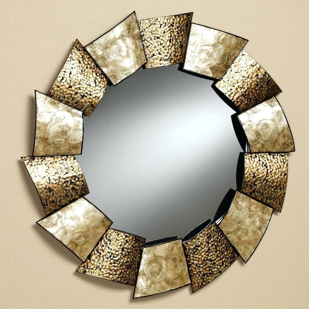 Decorative Mirrors Large Wall Round Mirrorswall For Bathroom Inside Unique Round Mirrors (View 13 of 15)