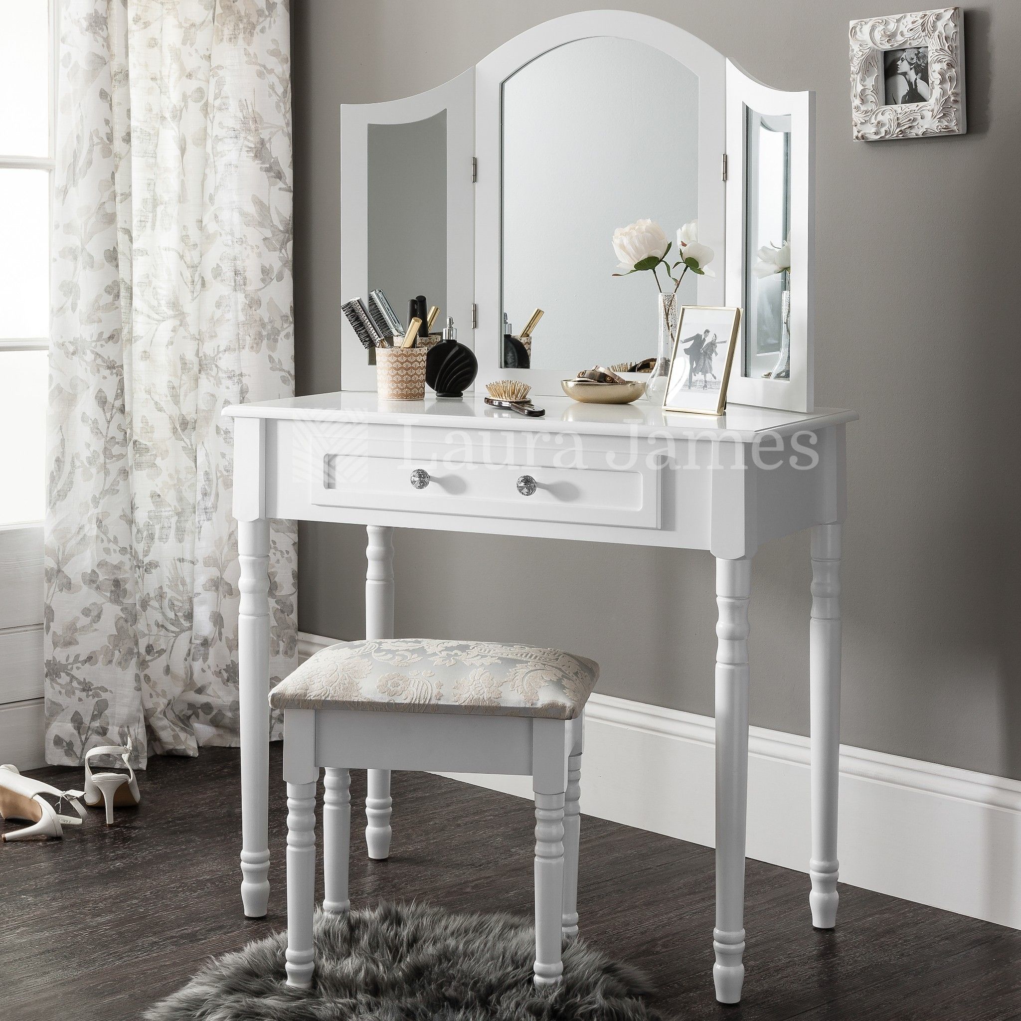 Dressing Tables Ebay Inside Free Standing Mirror For Dressing Table (Photo 9 of 15)