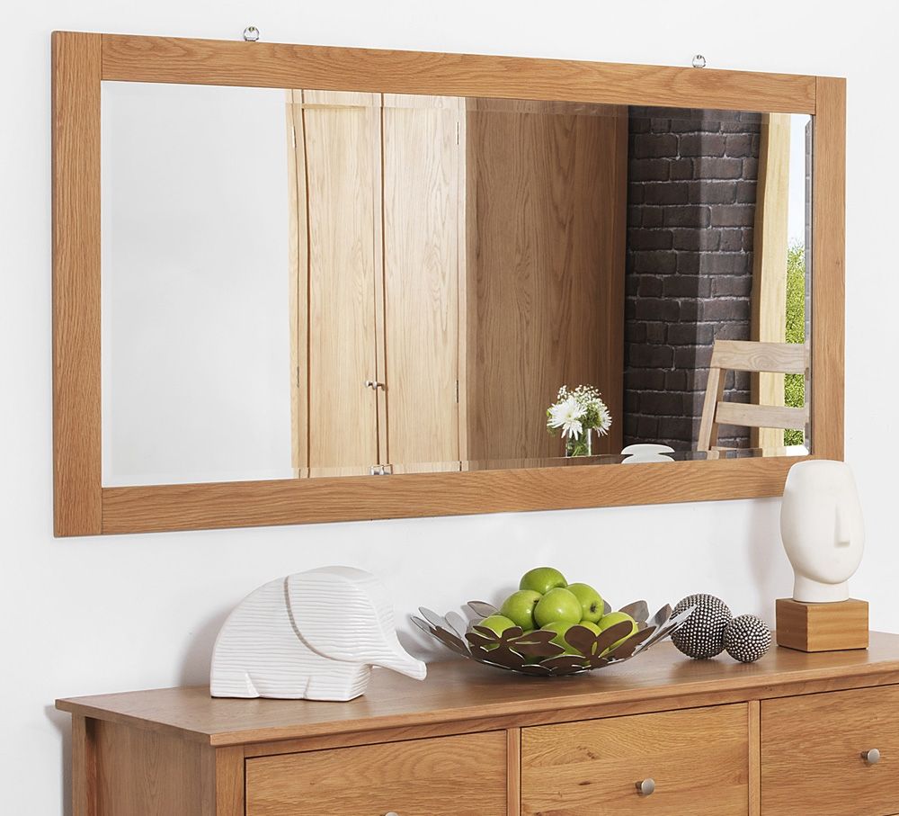 Edward Hopper Oak Furniture Bedside Table Chest Of Drawers Regarding Large Oak Mirror (View 11 of 15)