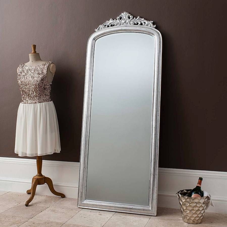 Elegant Silver Full Length Mirror For Full Length Decorative Mirror (View 10 of 15)