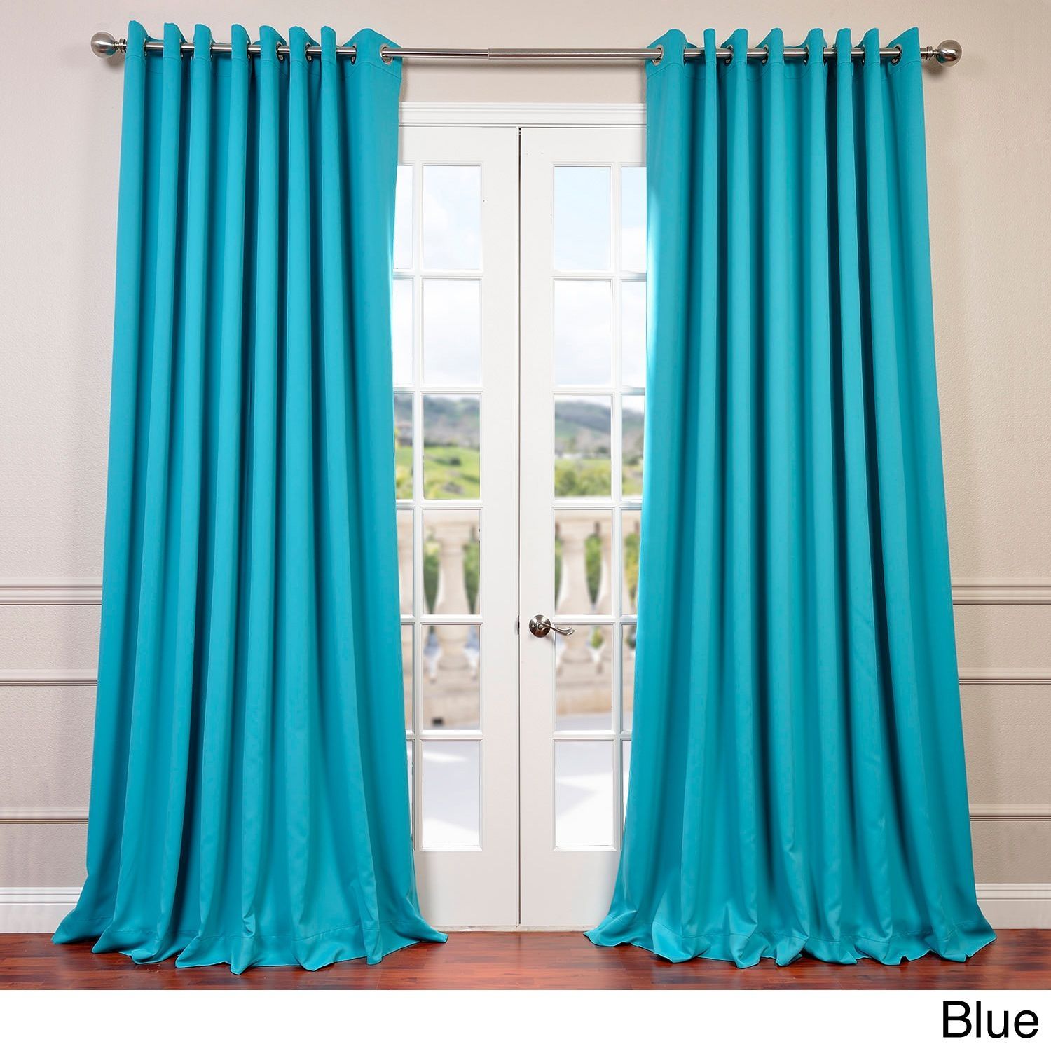 Exclusive Fabrics Extra Wide Thermal Blackout Grommet Top 96 Inch Throughout Extra Wide Thermal Curtains (View 14 of 15)