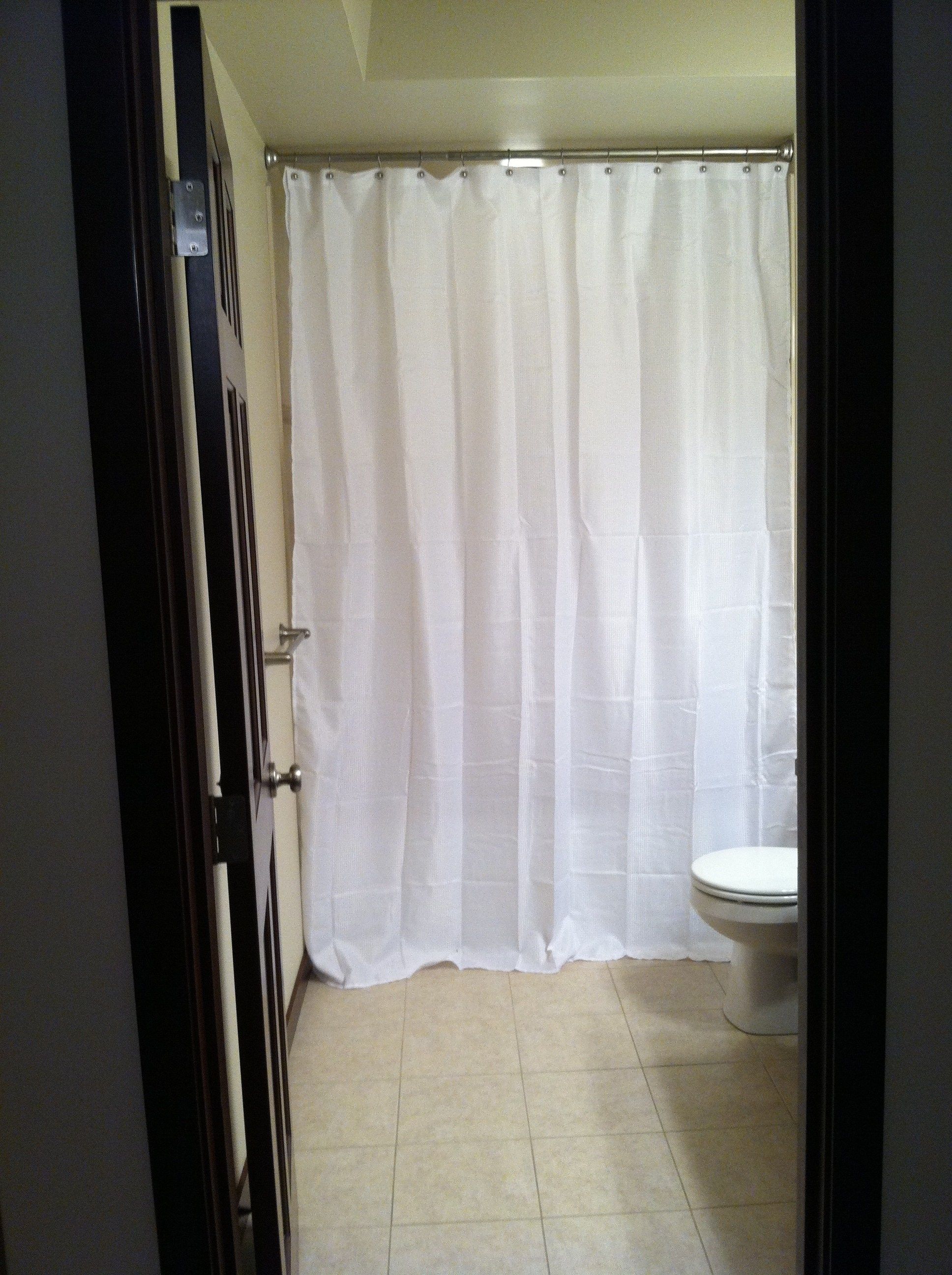 Extended Length Shower Curtain In Extended Length Curtains (Photo 6 of 15)