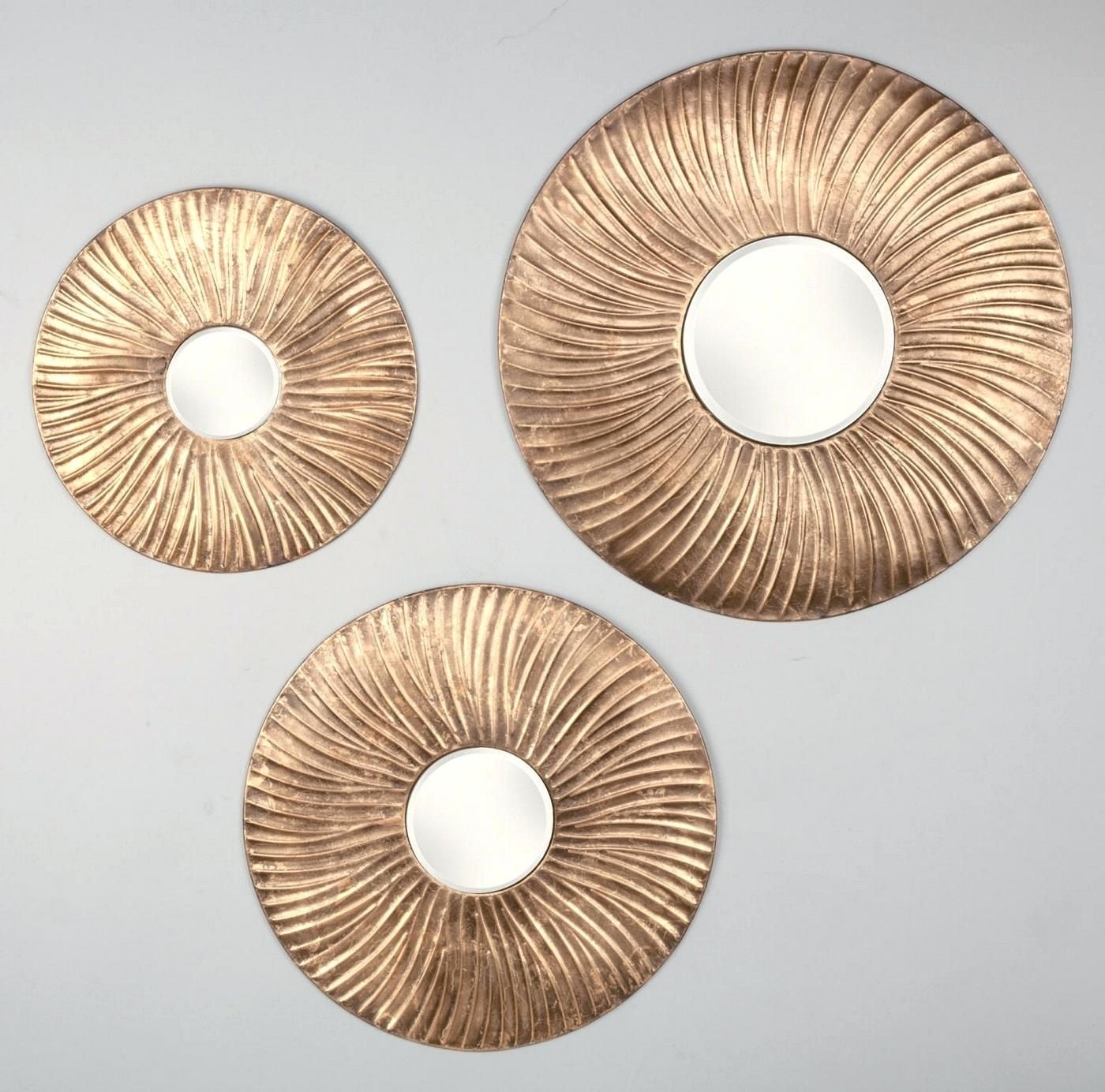 Extra Large Mirror For Walls New Sunburst Mirrors Gold 3pc Set In Extra Large Sunburst Mirror (View 7 of 15)