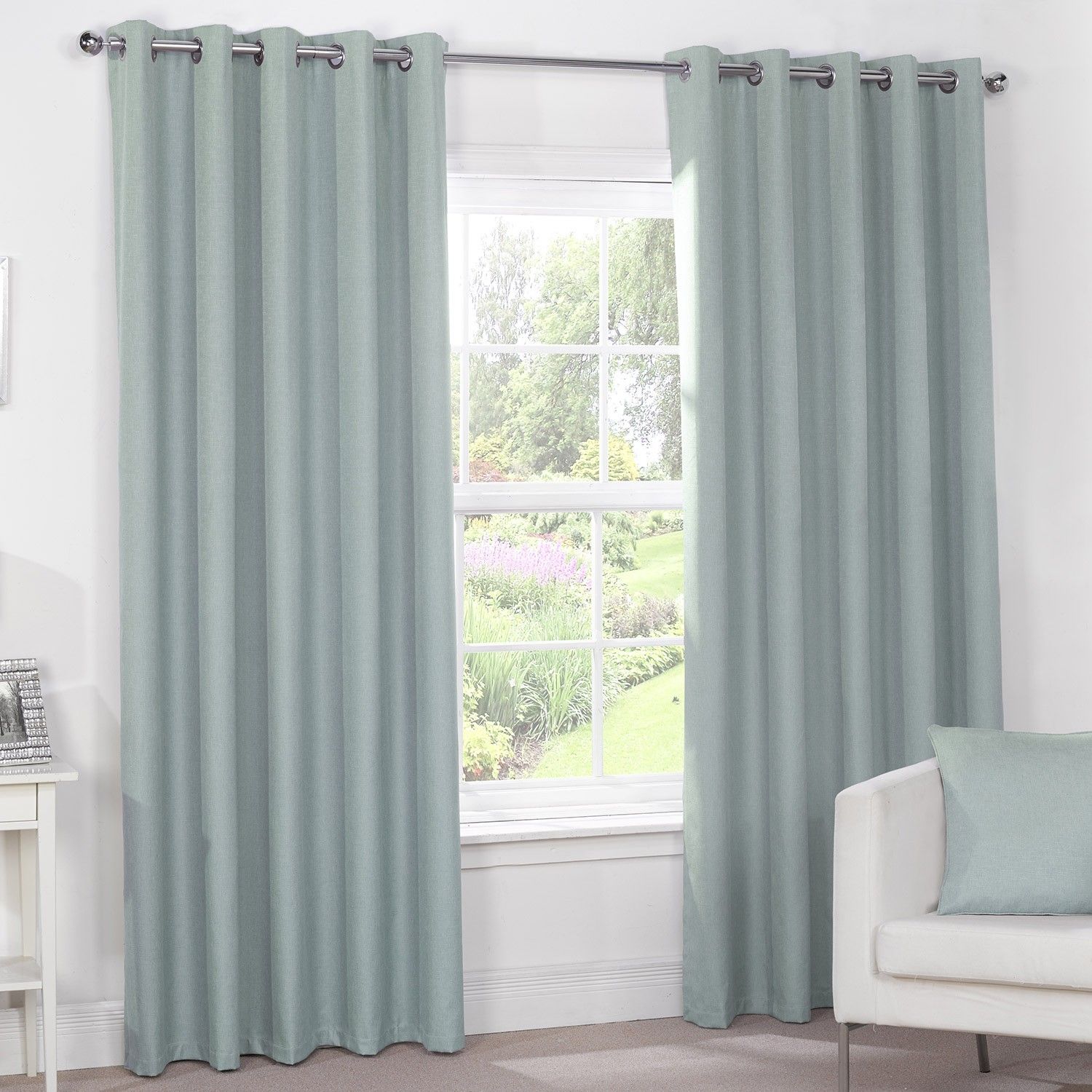 Extra Long Blackout Eyelet Thermal Curtains Julian Charles For Extra Long Blackout Curtains (View 7 of 15)