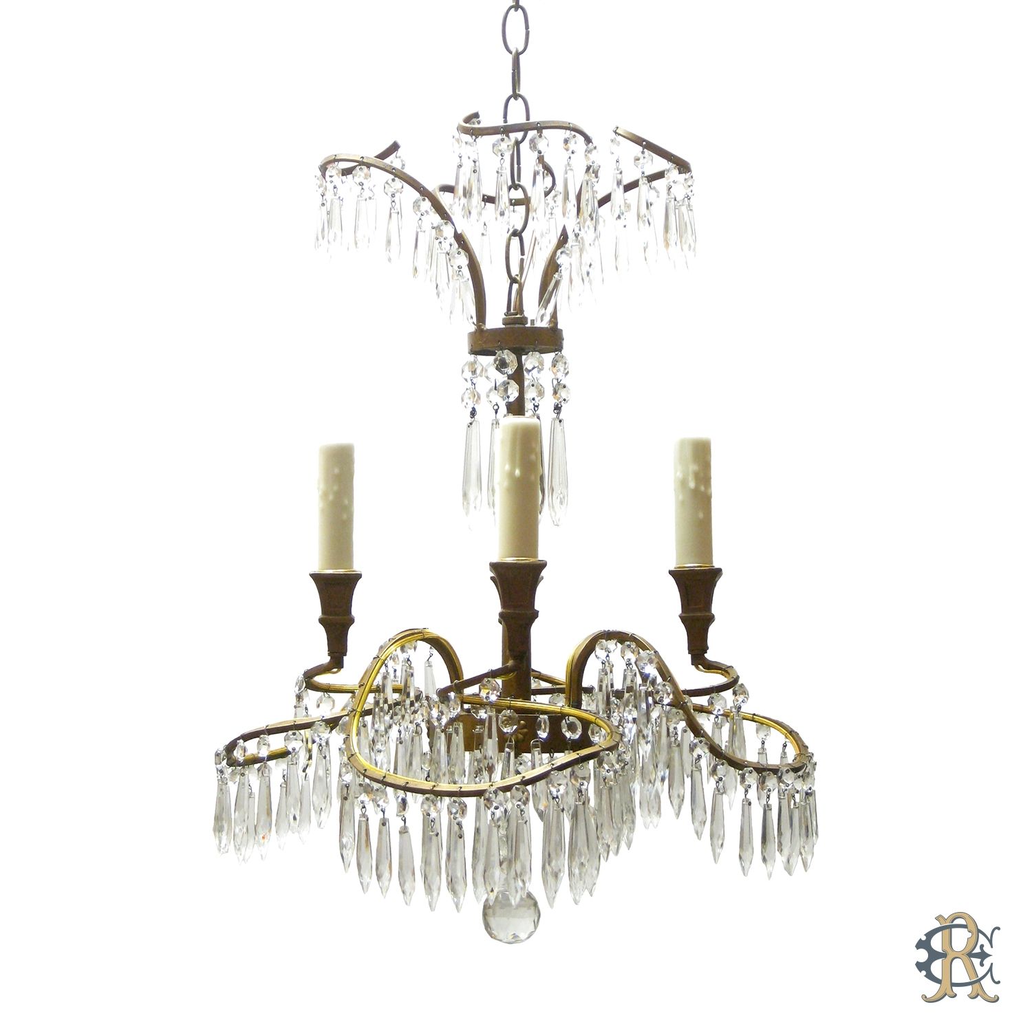 Four Light Baltic Style Italian Chandelier Edgar Reeves Lighting Inside Italian Chandelier Style (View 8 of 15)