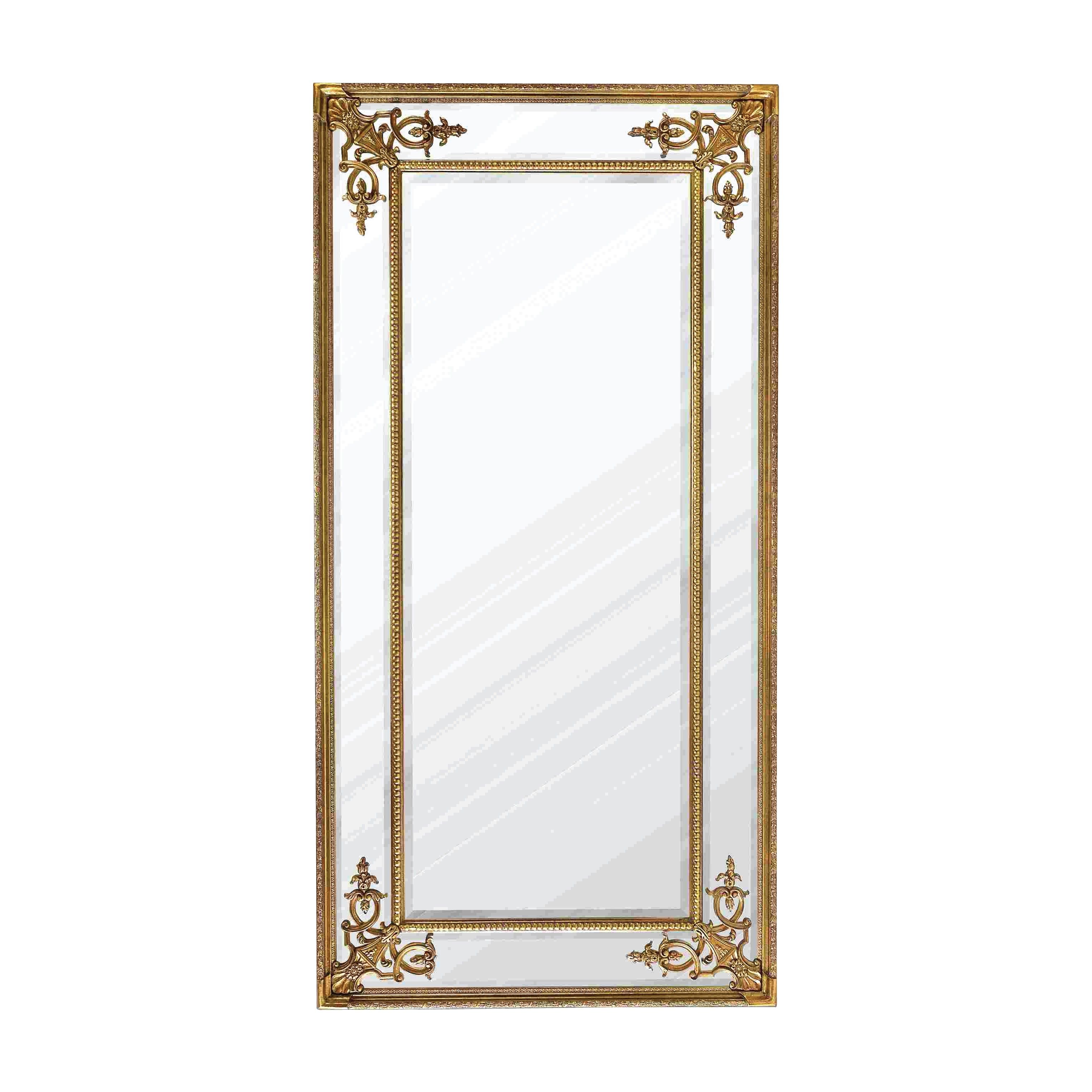 Full Length French Mirror In Gold Inside Gold French Mirror (View 6 of 15)