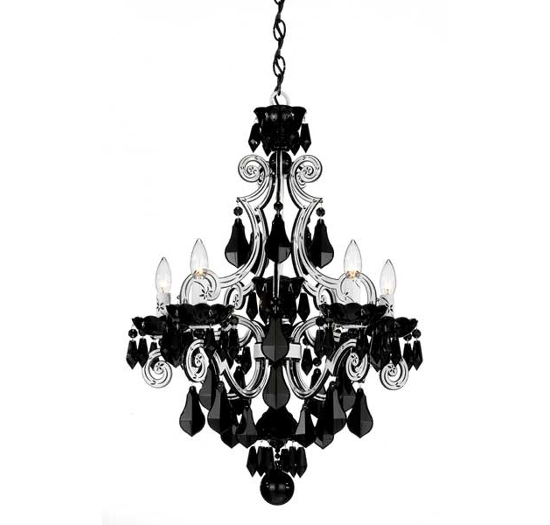 Furniture Beautiful Chandeliers Target For Lighting And Ceiling Throughout Black Glass Chandeliers (Photo 14 of 15)