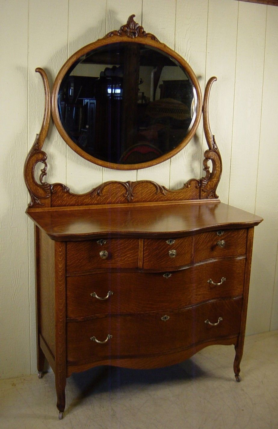Furniture Fascinating Furniture For Bedroom Decoration With Dark Regarding Antique Small Mirrors (View 15 of 15)