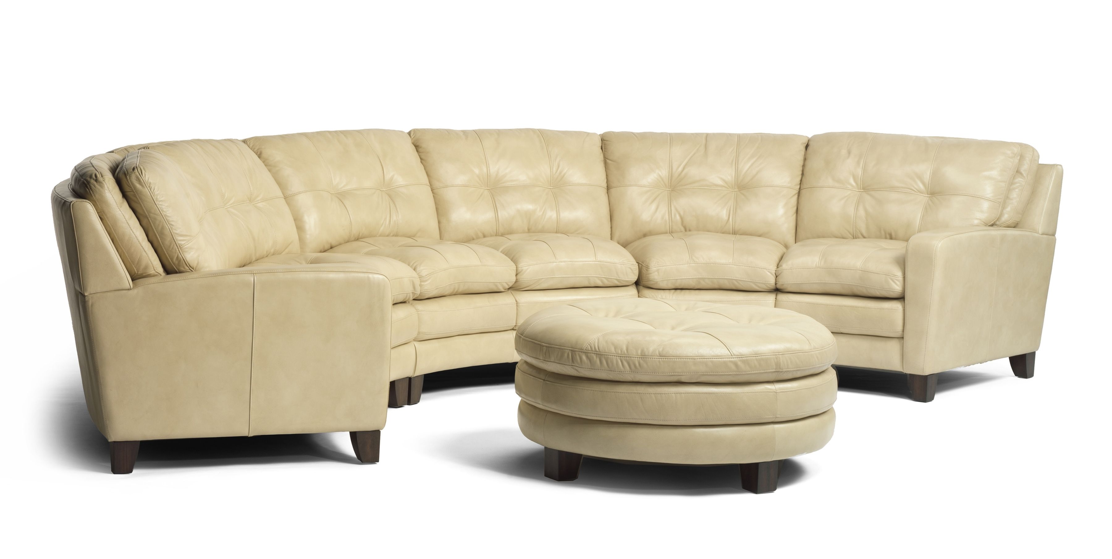 flexsteel leather conversation sofa