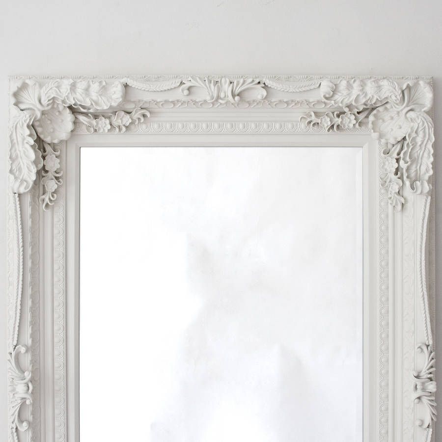 Grand Cream Full Length Dressing Mirror Decorative Mirrors Throughout Full Length Decorative Mirror (View 5 of 15)