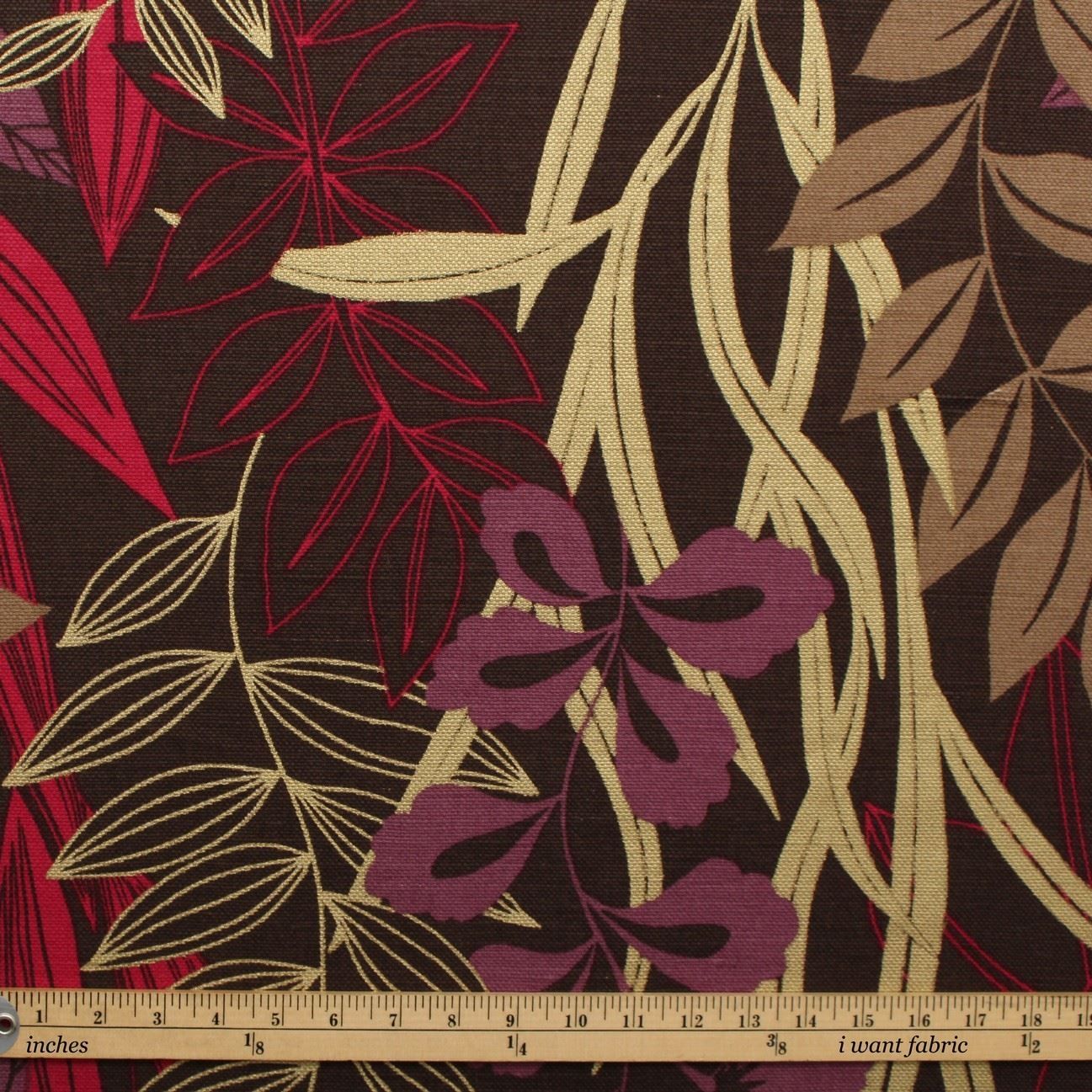 Harlequin Designer Cotton Jute Floral Heavy Prints Curtain For Heavy Curtain Material (Photo 8 of 15)
