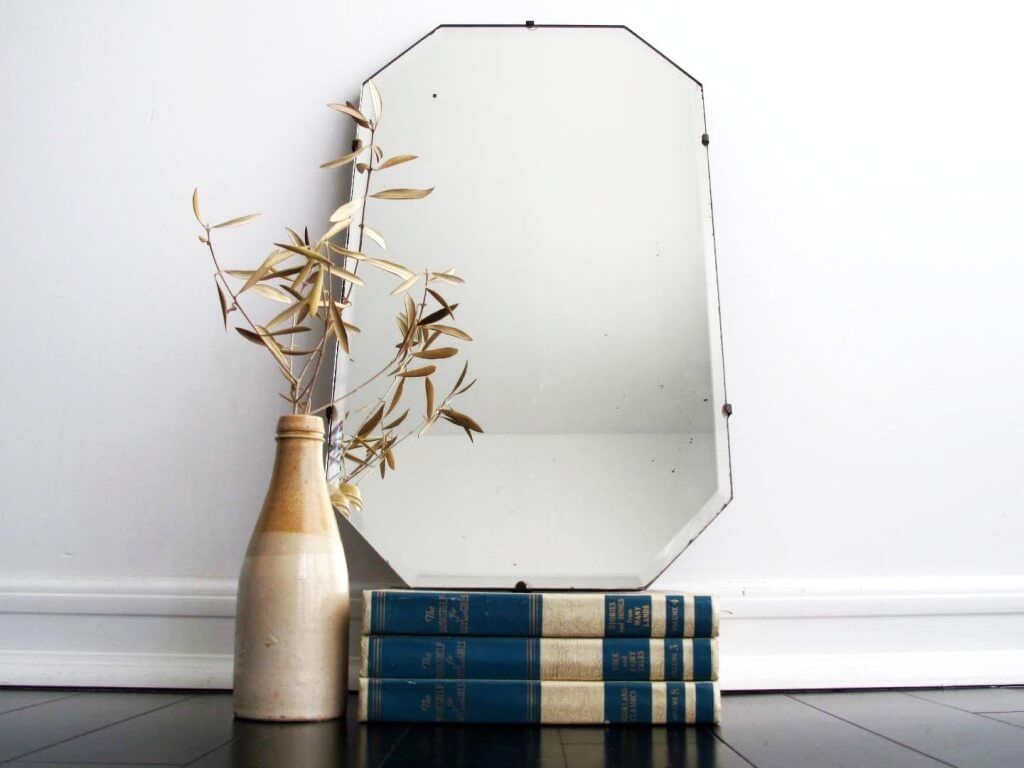 Home Decoration Astounding Frameless Antique Mirrors With Regarding Antique Frameless Mirror (Photo 5 of 15)