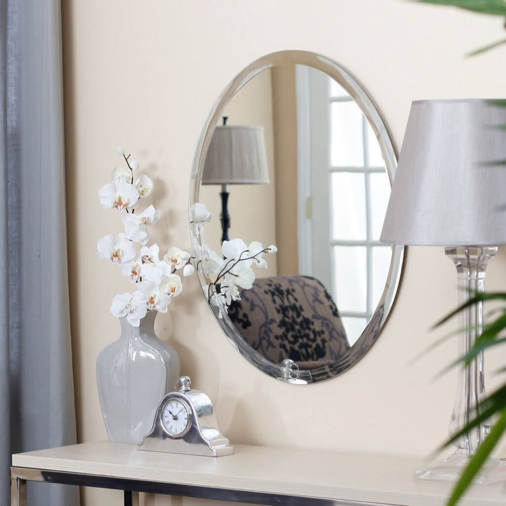Home Decoration Make Your Room Look Sleek And Trendy With For Antique Frameless Mirrors ?width=992