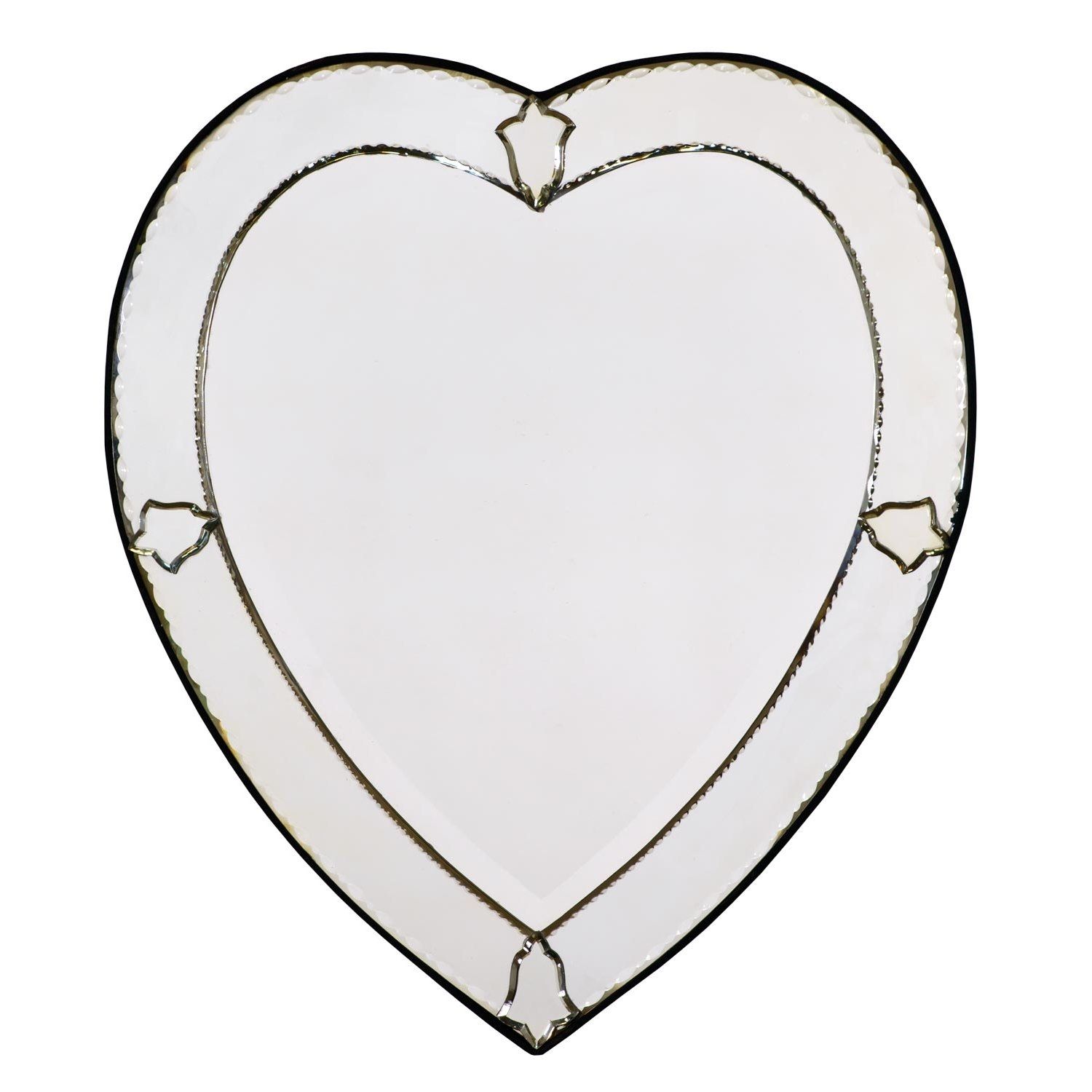 Homestead Living Venetian Heart Accent Mirror Wayfaircouk Intended For Venetian Heart Mirror (Photo 15 of 15)