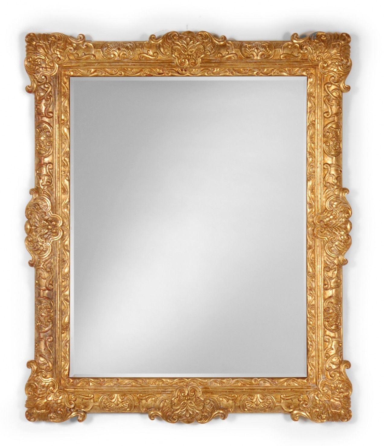 Jonathan Charles French 19th Century Style Bright Gilded Mirror Intended For Gilded Mirror (View 1 of 15)
