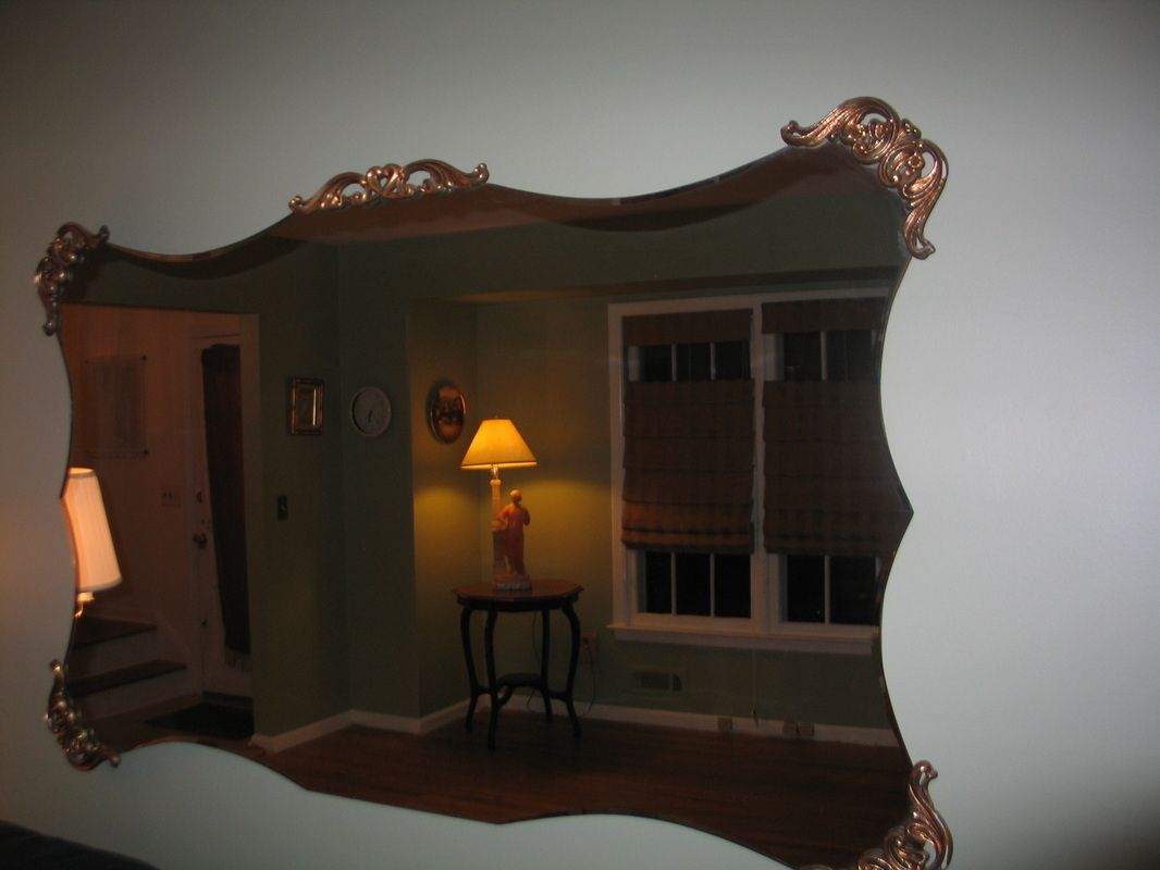 Lampsmirrors Estate Sale In West Caldwell In Large Antique Mirrors For Sale (Photo 4 of 15)