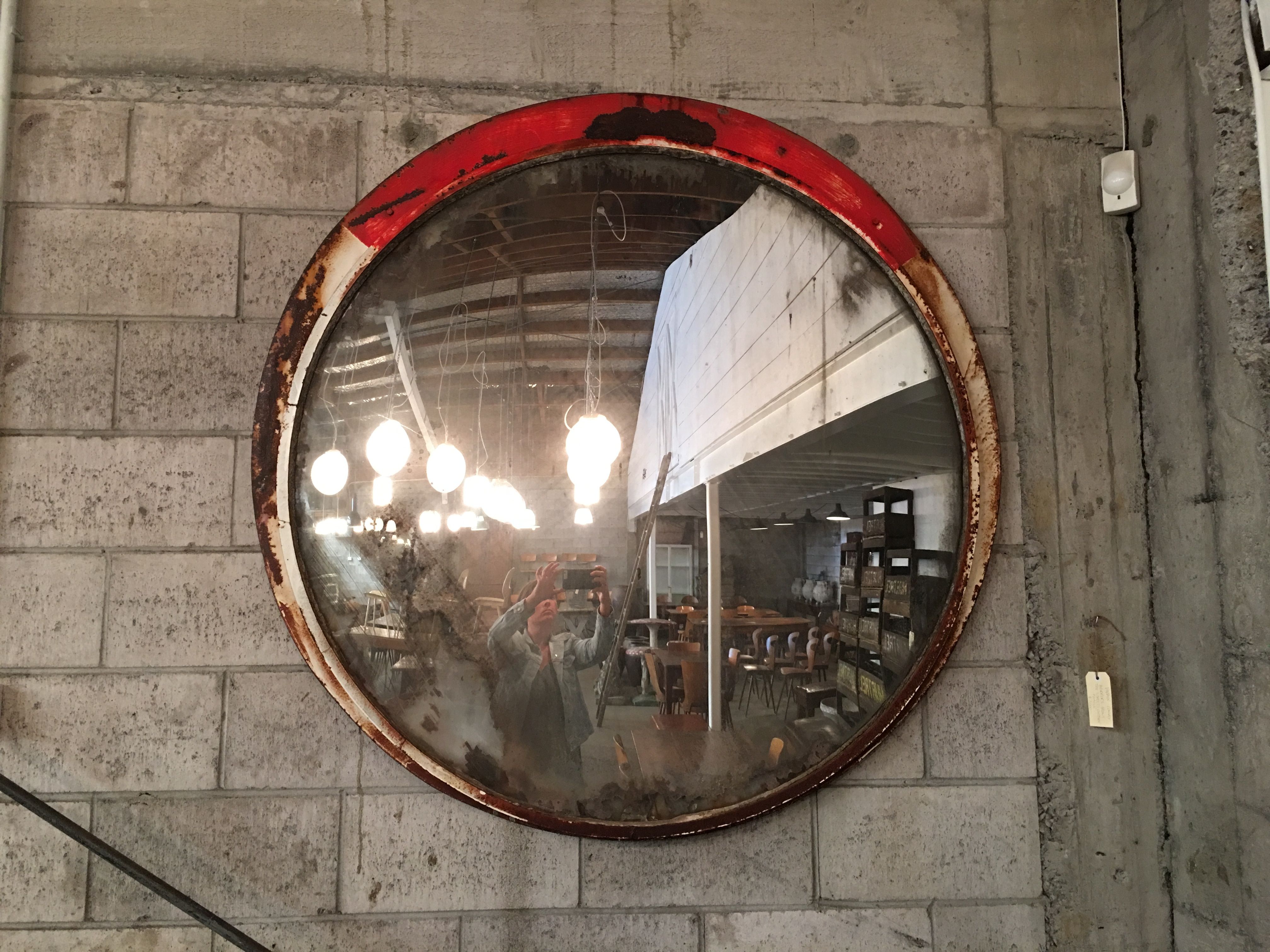 Large Convex Mirror In Sold Vitrine Inside Large Convex Mirror (View 15 of 15)