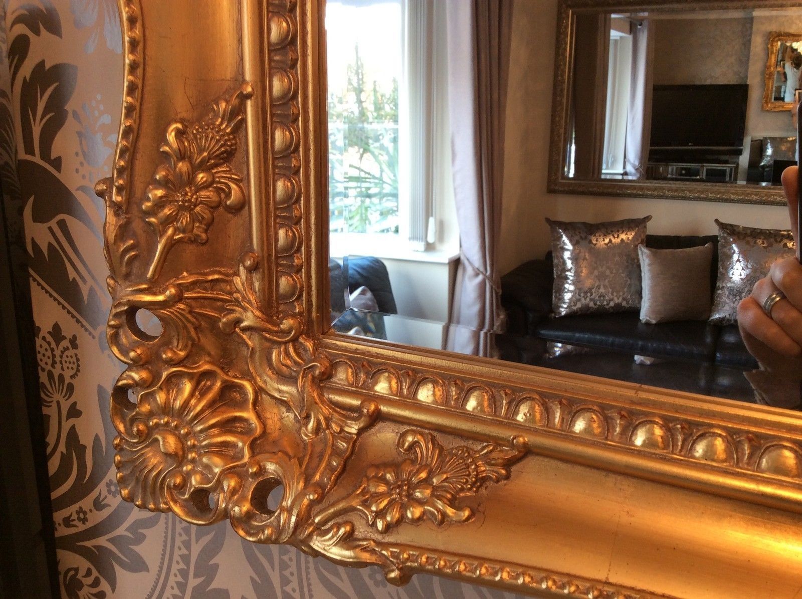 Large Gold Mirror Full Image For Large Decorative Mirror Elegant For Large Antique Gold Mirror (View 8 of 15)