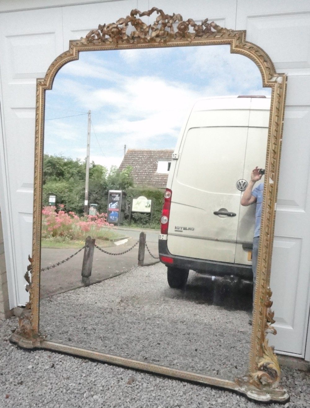 Large Victorian Gilt Overmantle Mirror 288211 Sellingantiques For Large Overmantle Mirror (Photo 2 of 15)