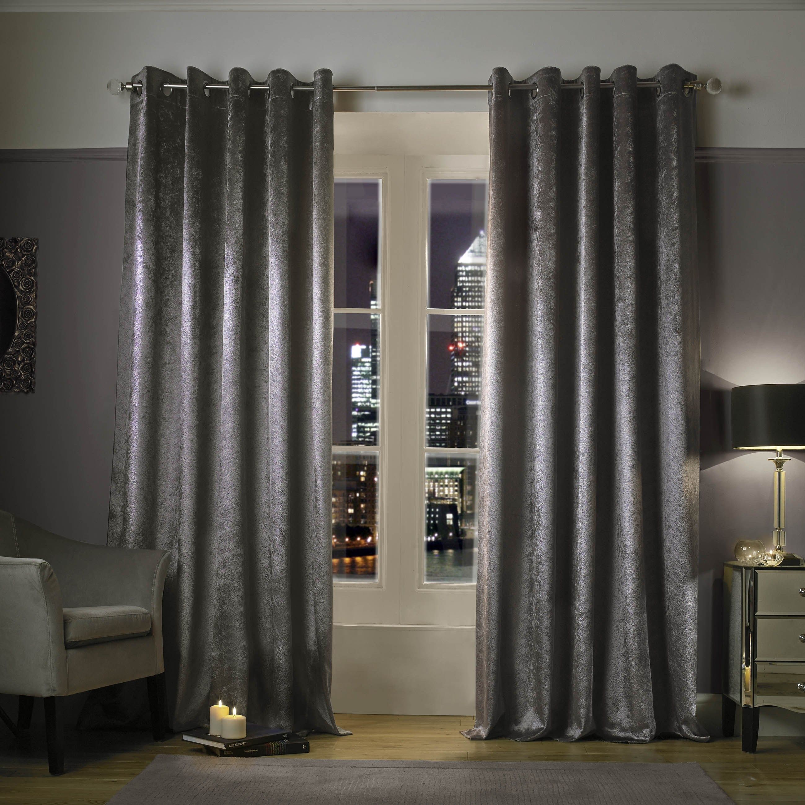 Lined Velvet Curtains Pertaining To Lined Velvet Curtains (View 1 of 15)