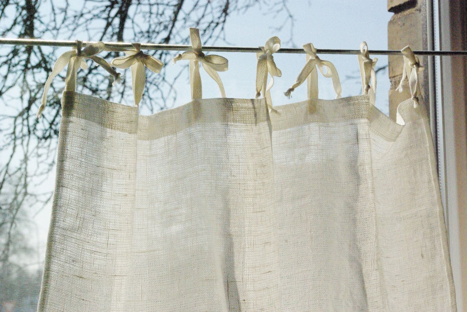 Linen Curtains Etsy With Natural Linen Drapes (Photo 6 of 15)