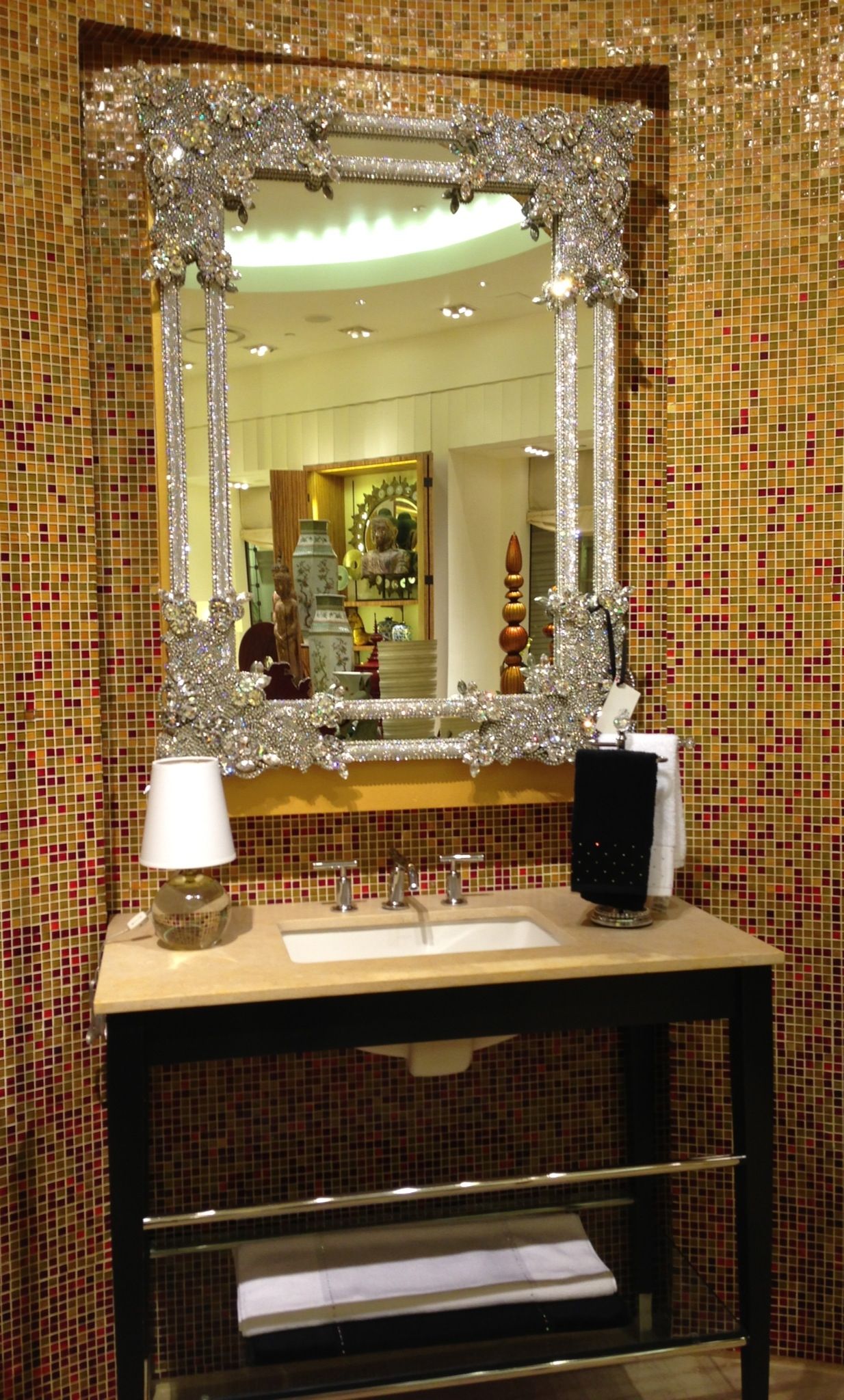 Luxury Details Love This Swarovski Crystal Mirror Displayed At For Swarovski Mirrors (Photo 13 of 15)