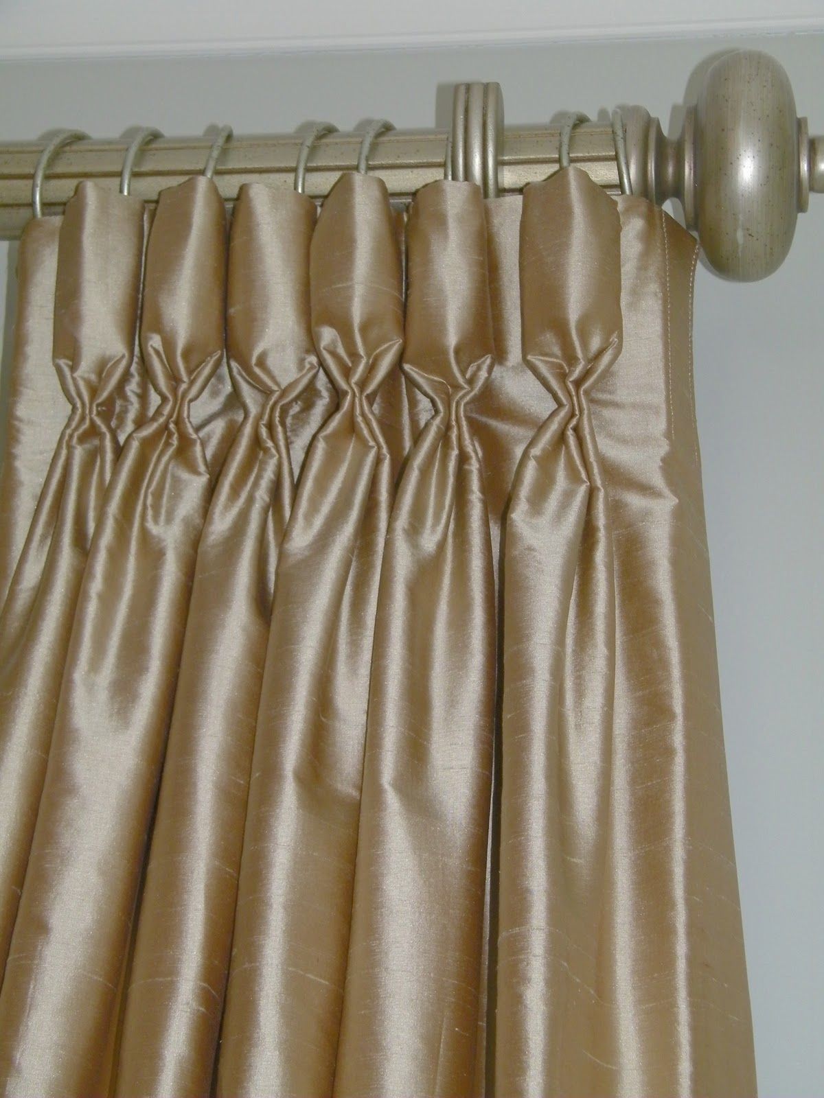 Maison Decor Goblet Pleat Draperies Regarding Double Pleated Curtains (View 15 of 15)