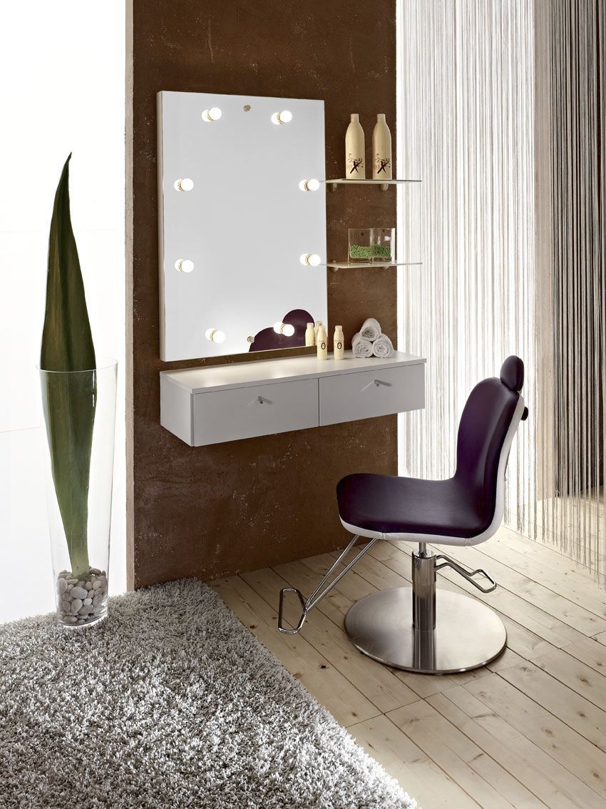 Makeup Table In Contemporary Minimalist Dresser Design Bedroom For Decorative Dressing Table Mirrors (View 2 of 15)
