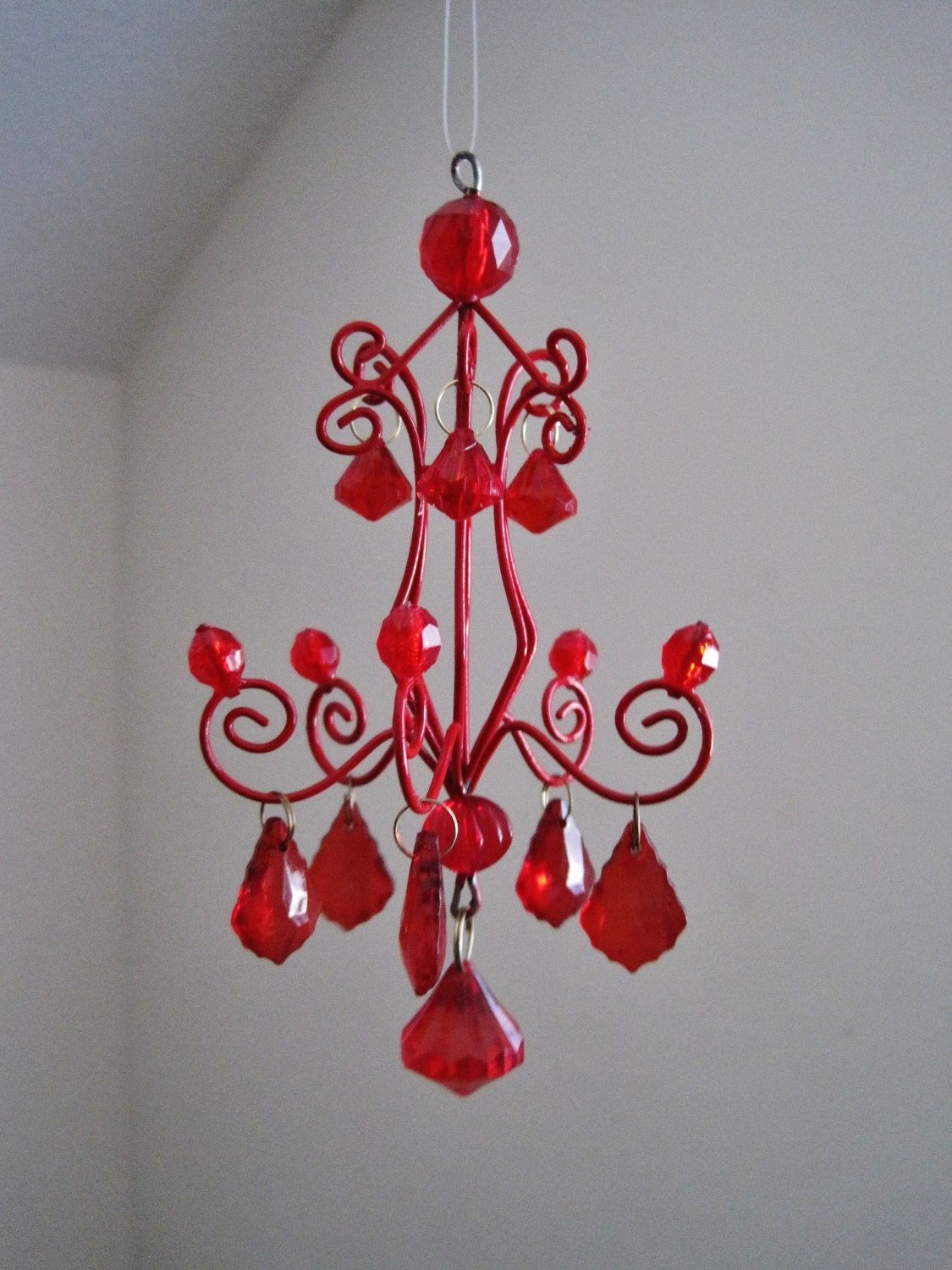 Mini Chandelier Lamp Shades Modern And Classic Mini Chandelier With Small Red Chandelier (View 1 of 15)