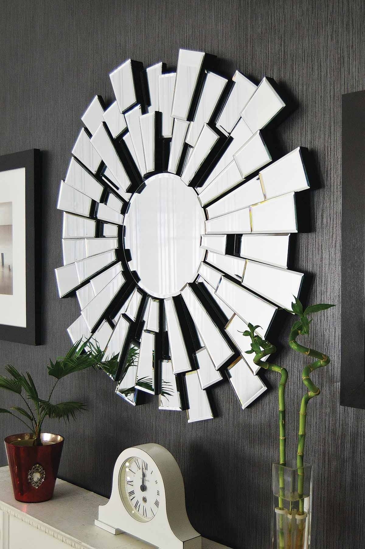 Modern Wall Mirror Intended For Contemporary Round Mirror (Photo 10 of 15)
