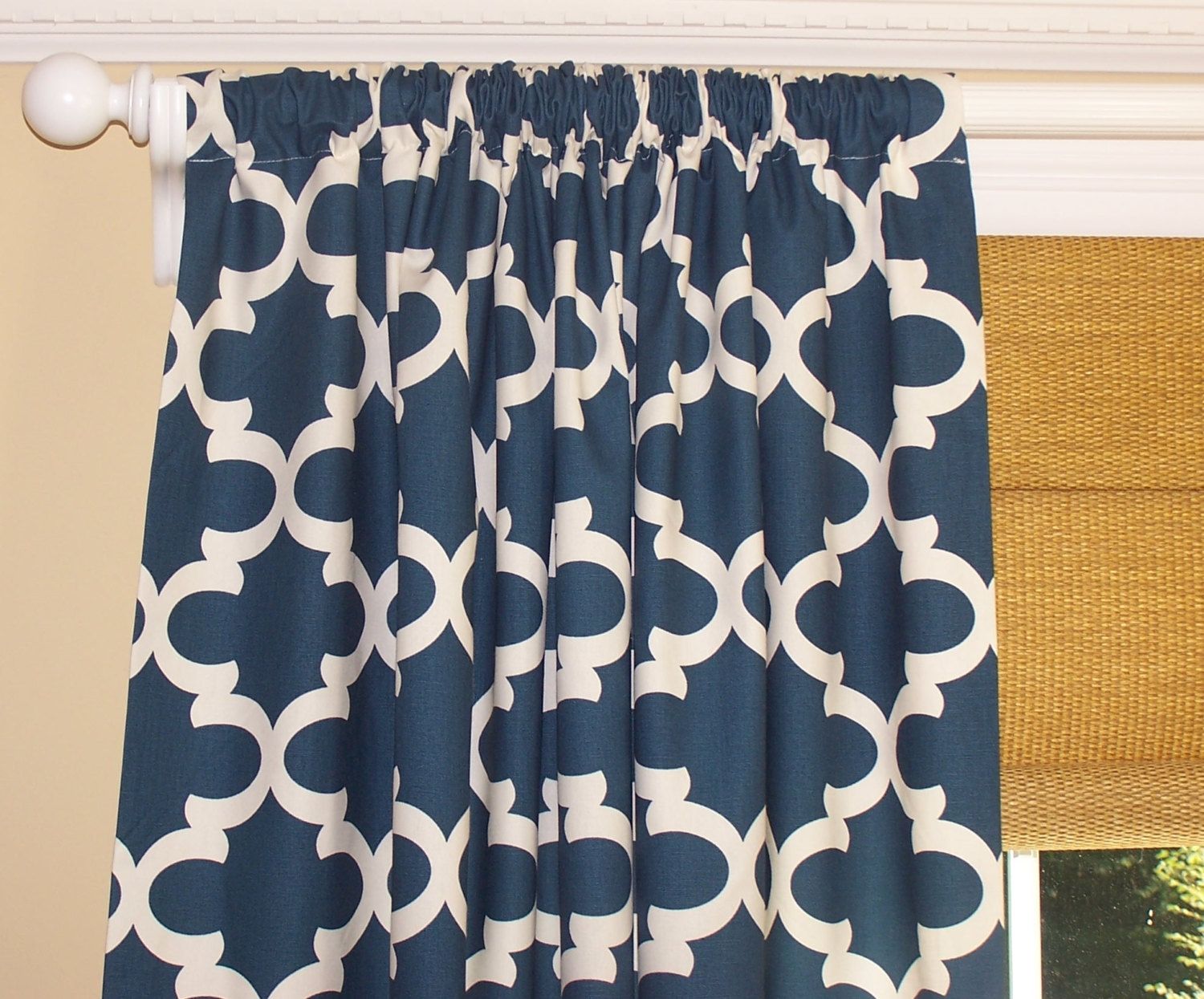 Moroccan Curtains Etsy In Moroccan Print Curtains (Photo 14 of 15)